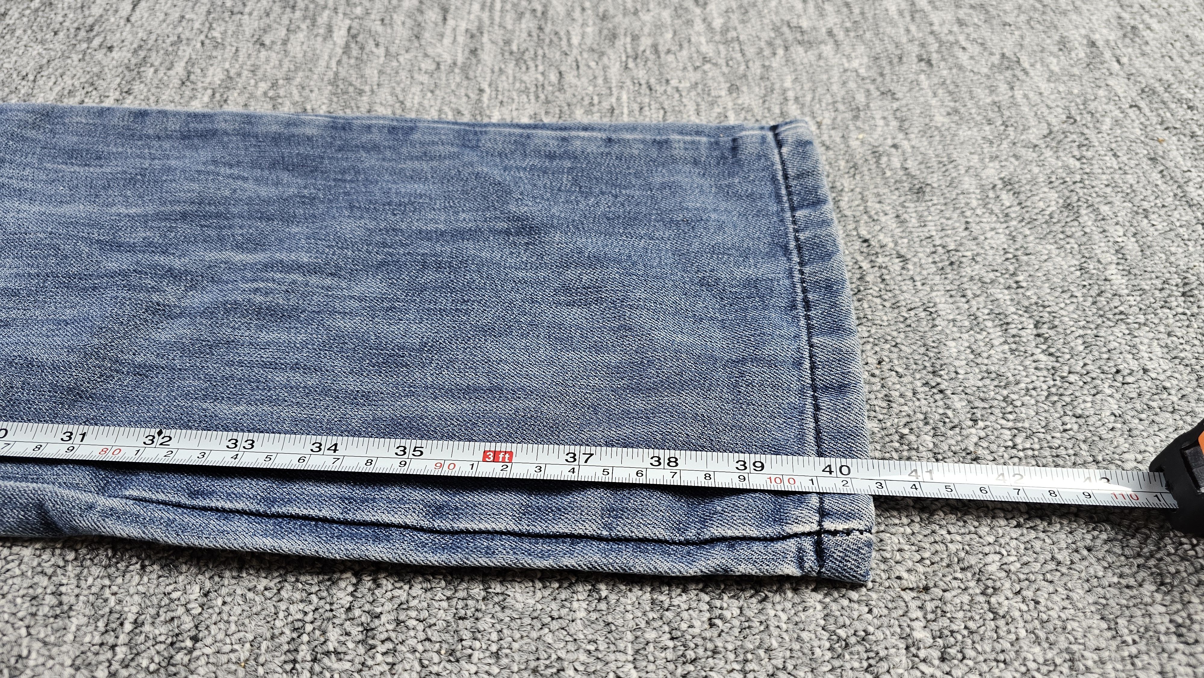 Airwalk AIRWALK Cargo Jeans Mens 30R Denim Relaxed Skater Blue Size US 30 / EU 46 - 14 Thumbnail