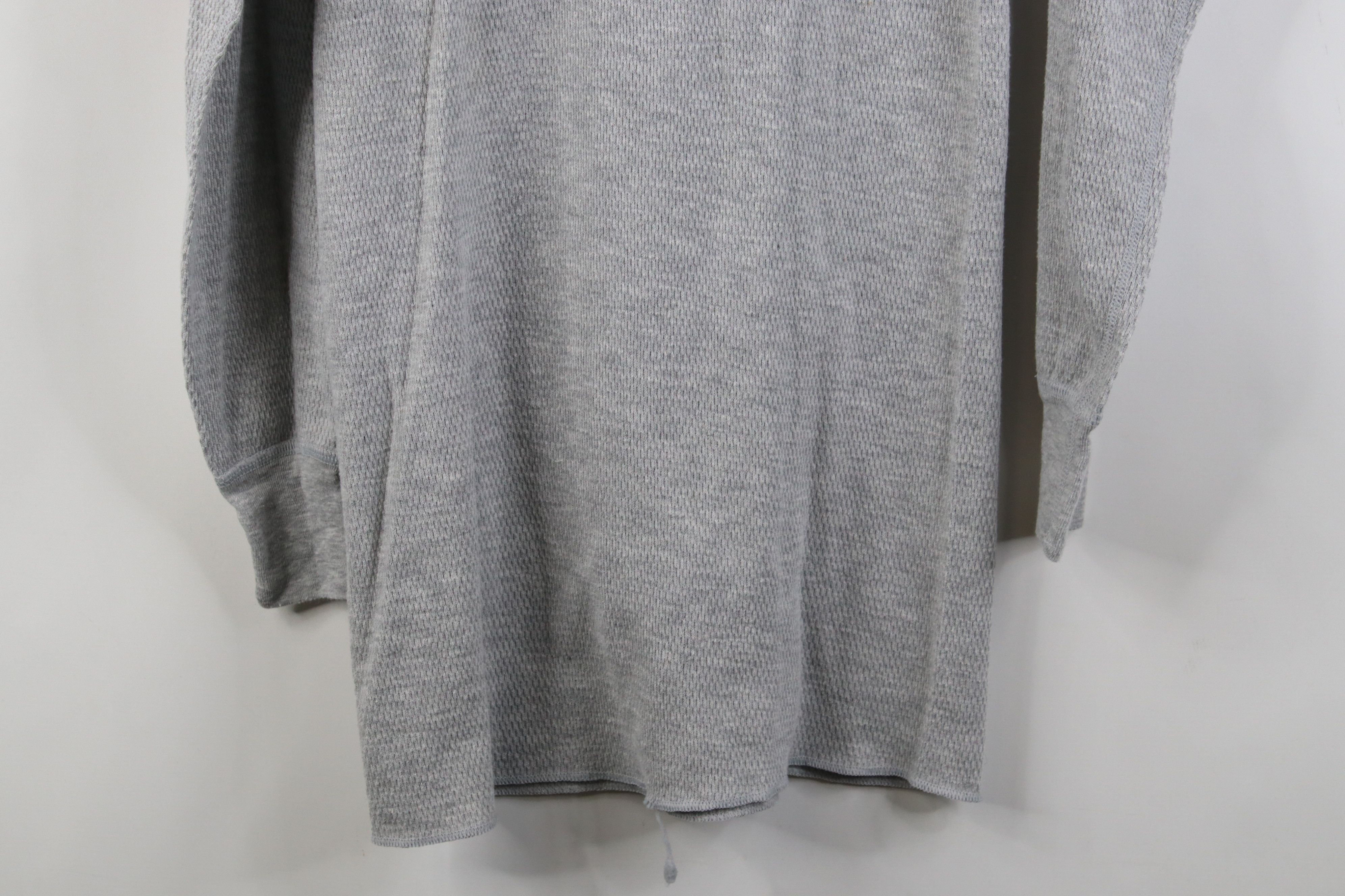 Vintage Vintage 70s Streetwear Waffle Knit Long Sleeve T-Shirt USA Size US XL / EU 56 / 4 - 13 Thumbnail