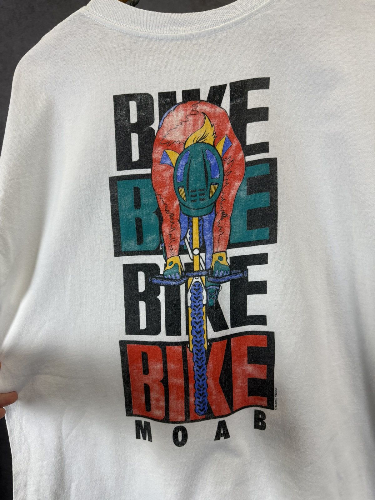 Vintage Bike 1993 Moab vintage single stitch tee Size US L / EU 52-54 / 3 - 8 Thumbnail