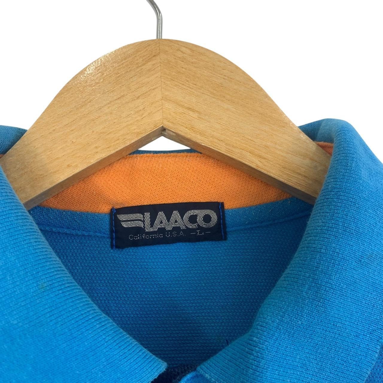 Vintage Vintage LAACO ATHLETIC CLUB Los Angeles Polo Tee Shirt Size US L / EU 52-54 / 3 - 3 Thumbnail