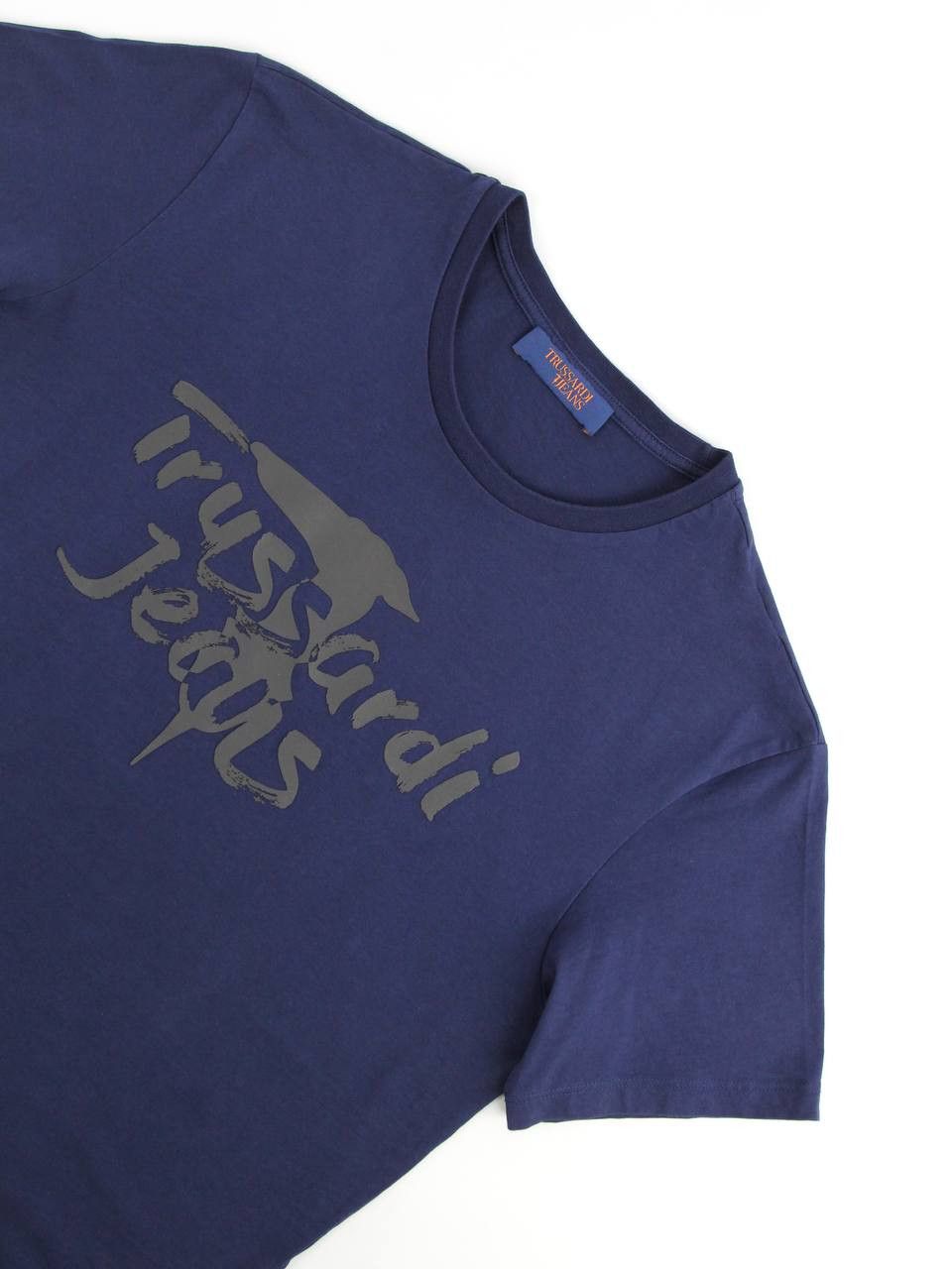 Trussardi TRUSSARDI JEANS Blue T-shirt with print Size US L / EU 52-54 / 3 - 6 Thumbnail