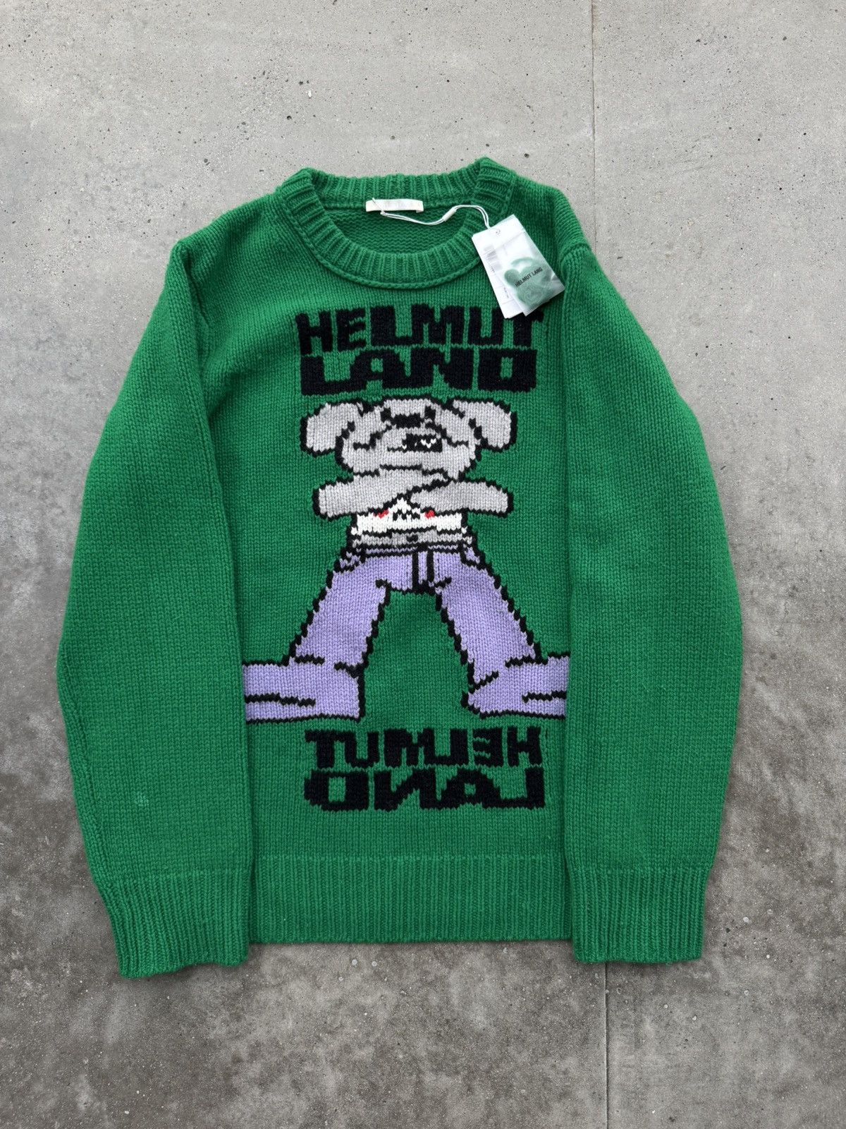 Helmut Lang Helmut Lang Mad Rat Sweater Knit Designer Wool Jumper Size US L / EU 52-54 / 3 - 1 Thumbnail