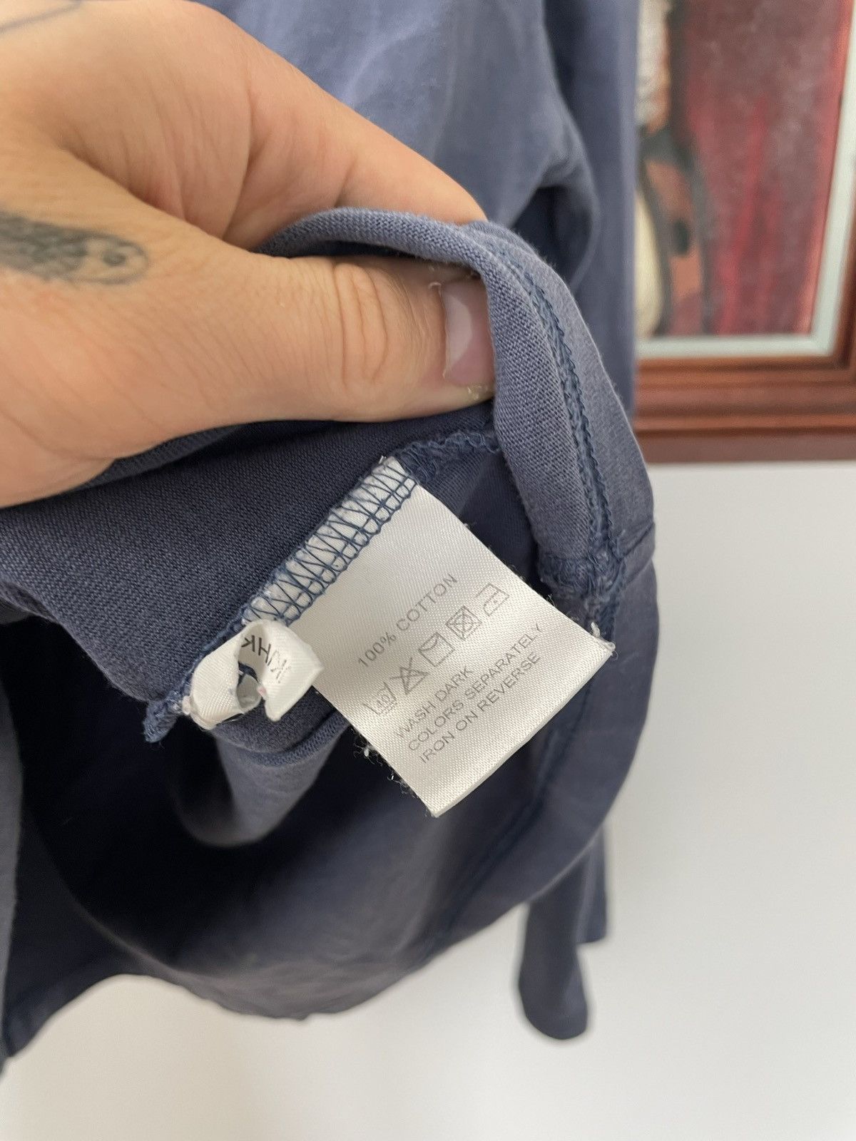 Yves Saint Laurent Yves Saint Laurent Pour Homme Vintage Y2k Casual Polo Navy Size US L / EU 52-54 / 3 - 5 Thumbnail