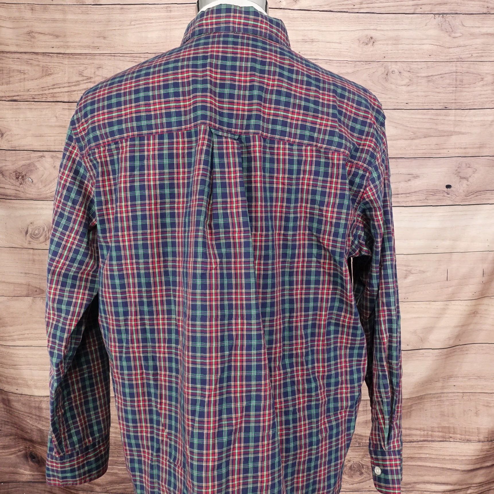 Chaps CHAPS Easy Care Shirt Mens SZ L Long Sleeve Plaid Button-Down Size US L / EU 52-54 / 3 - 4 Thumbnail