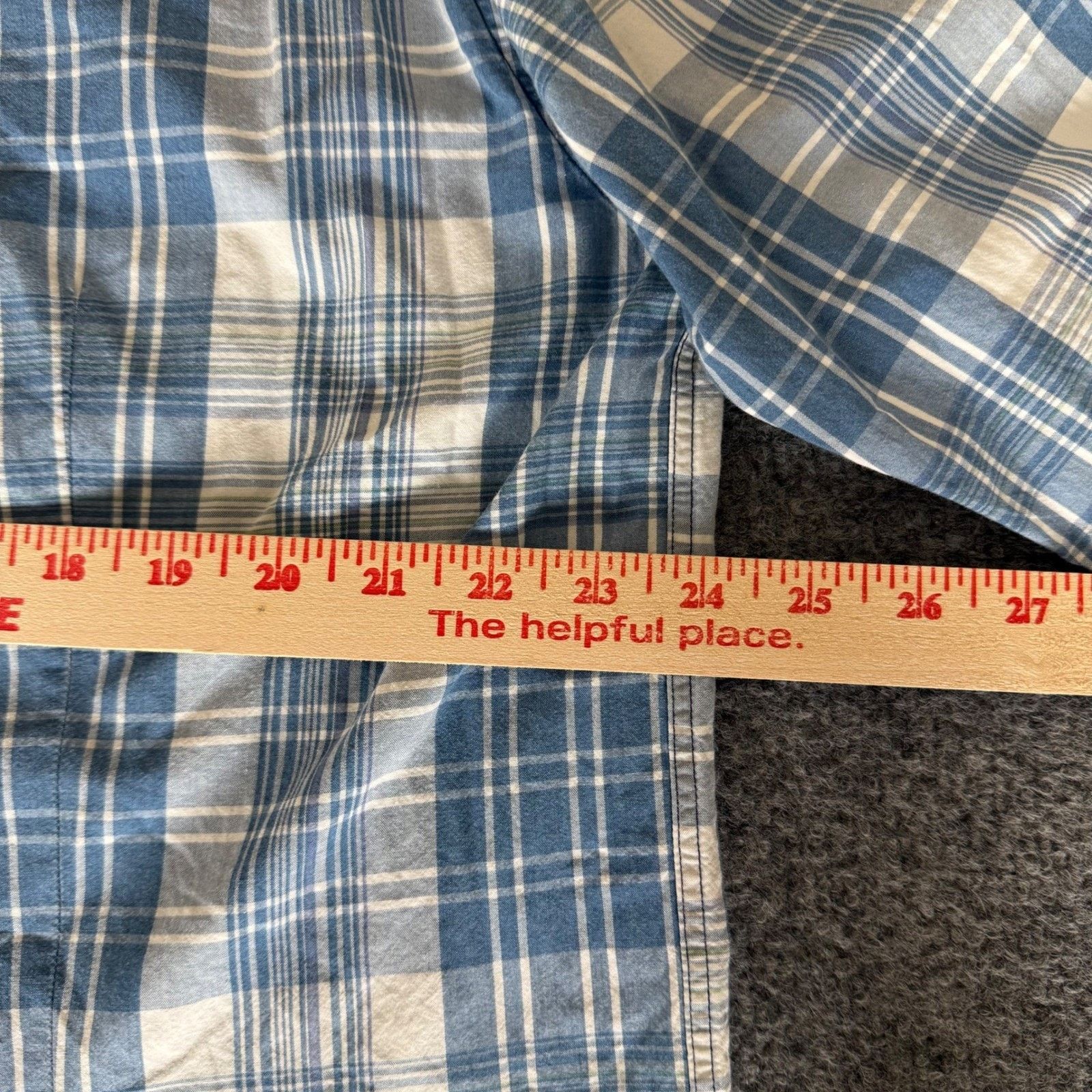 Barbour Barbour International Shirt Mens XL Blue Plaid Slim Fit Size US XL / EU 56 / 4 - 6 Thumbnail