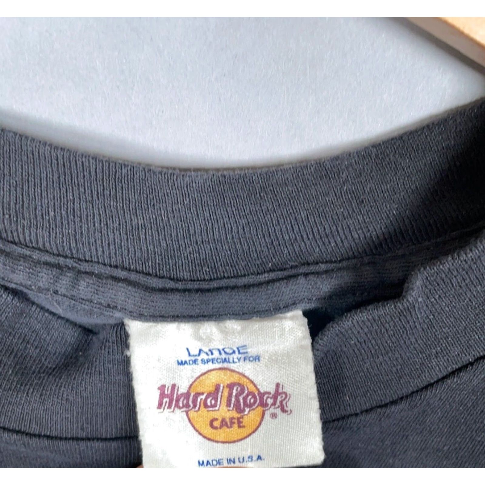 Hard Rock Cafe VINTAGE Hard Rock Cafe T-Shirt Orlando 90s Black Crew Neck Short Sleeve Mens M Large Tag Single Stitch 100% Cotton Graphic Print Size US M / EU 48-50 / 2 - 4 Thumbnail