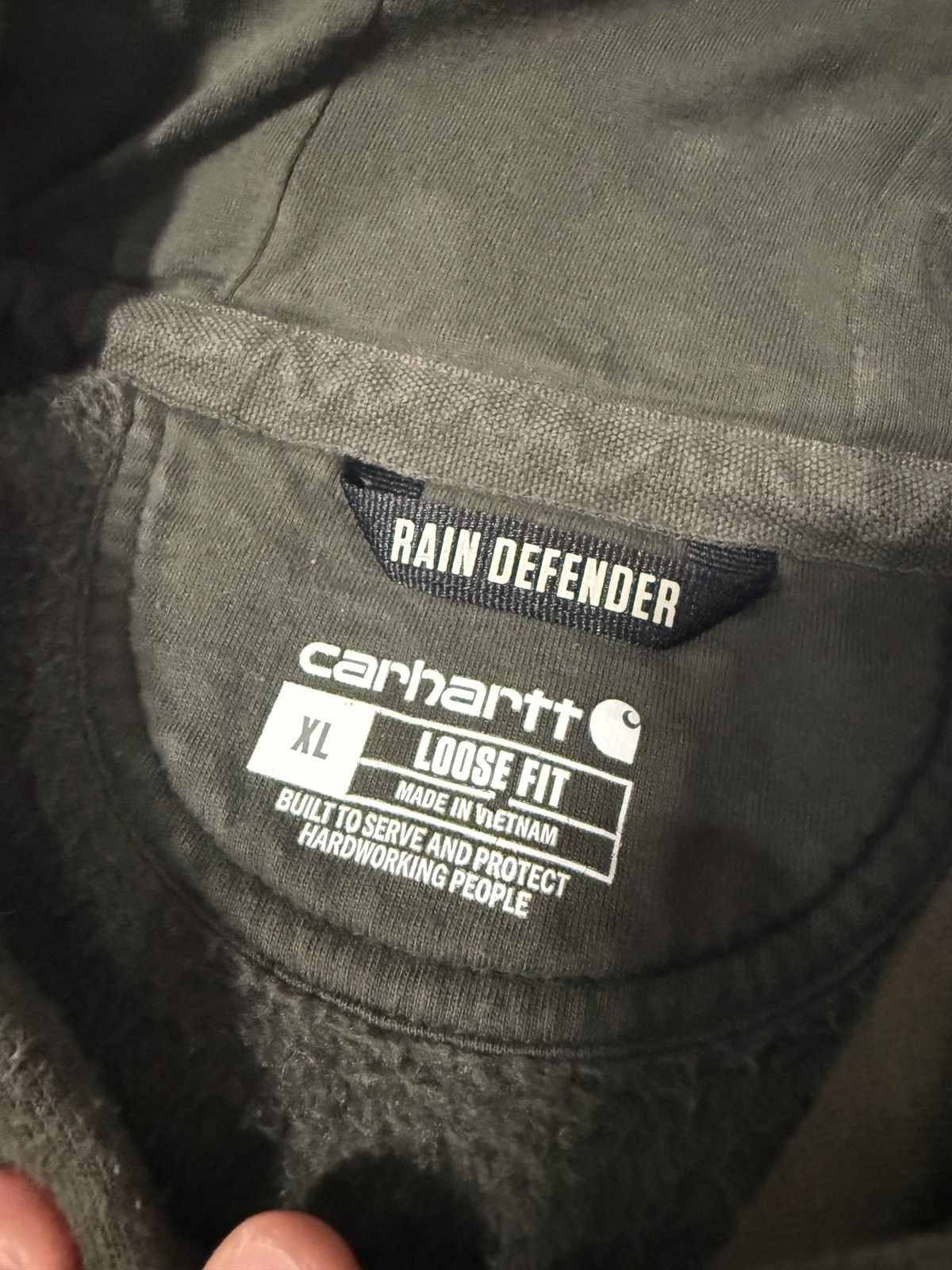 Carhartt Carhartt rain defender work hoodie Size US XL / EU 56 / 4 - 3 Thumbnail