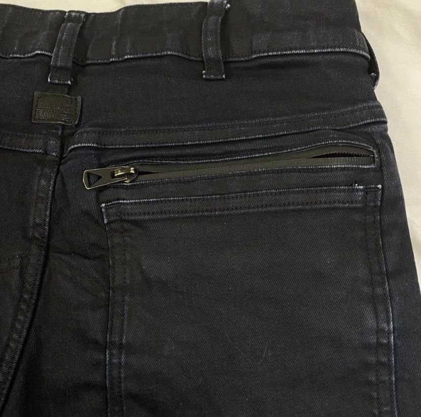 G-Star G-Star RAW Moto Jeans Mens Black Sz 29 Slim Button Fly EUC Size US 29 - 6 Thumbnail