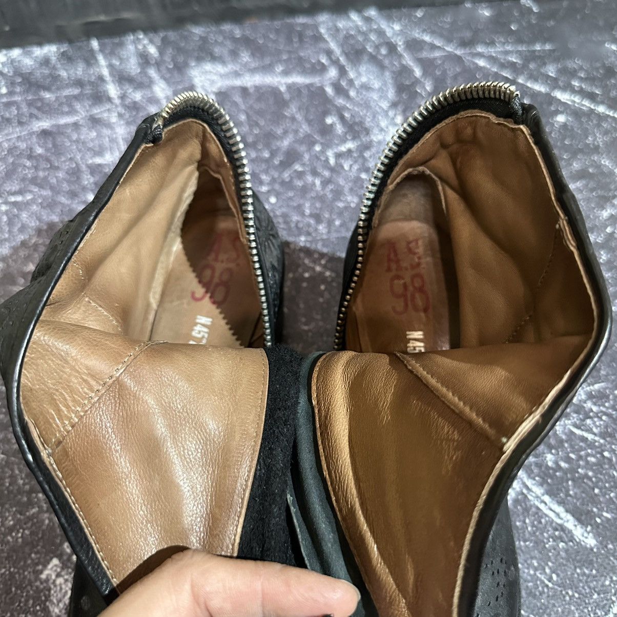 A.S 98 Airsteps Women’s Leather Boots 37eu 6.5-7us RickOwens