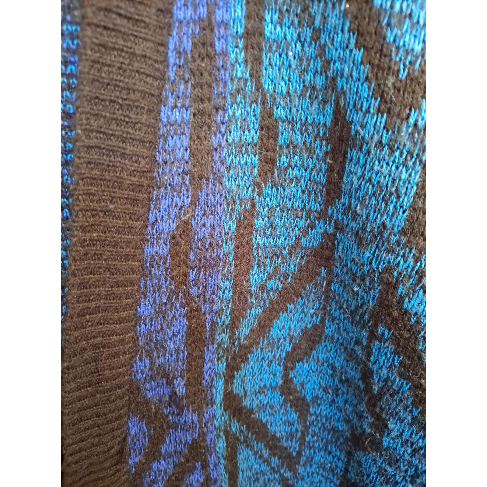 Other Permit Two Tone Blue and Black Cardigan Sweater Size US XL / EU 56 / 4 - 2 Thumbnail