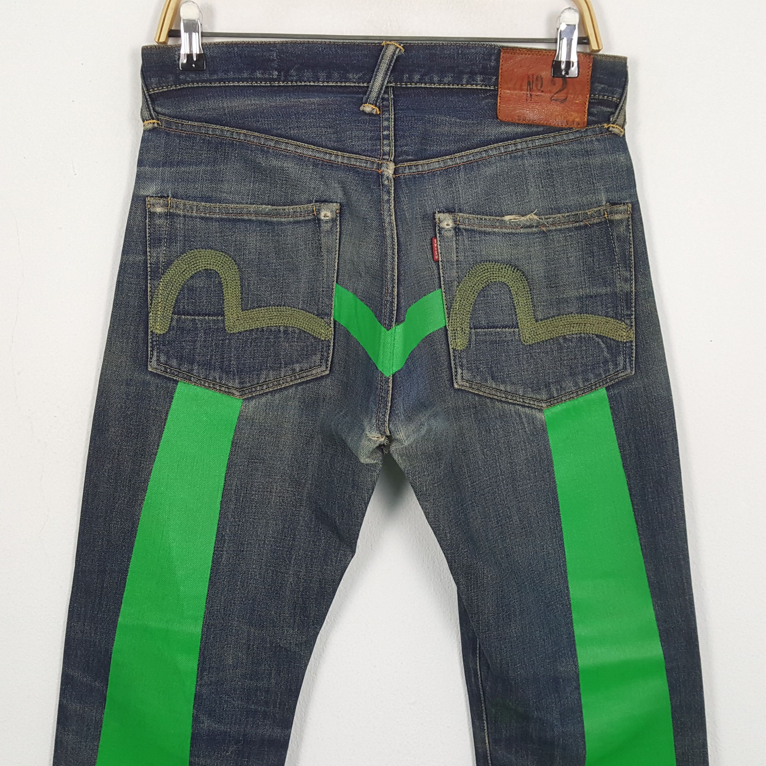 Evisu × Japanese Brand × Vintage Vintage EVISU Japanese Brand Daicock Custom Distressed Jeans Size US 30 / EU 46 - 2 Thumbnail