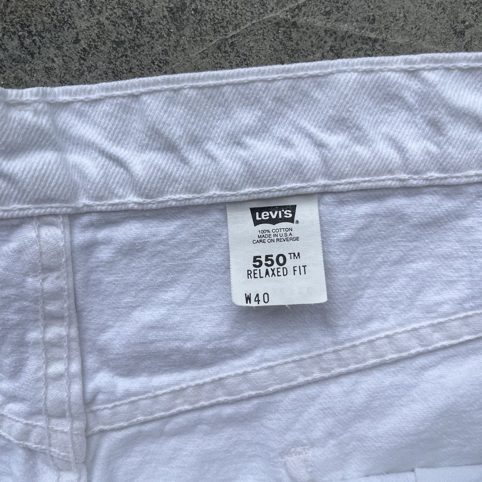 Levi's Vintage 90’s Levi’s 550 Orange Tab Jorts Men’s 40 Waist Rela Size US 40 / EU 56 - 6 Thumbnail