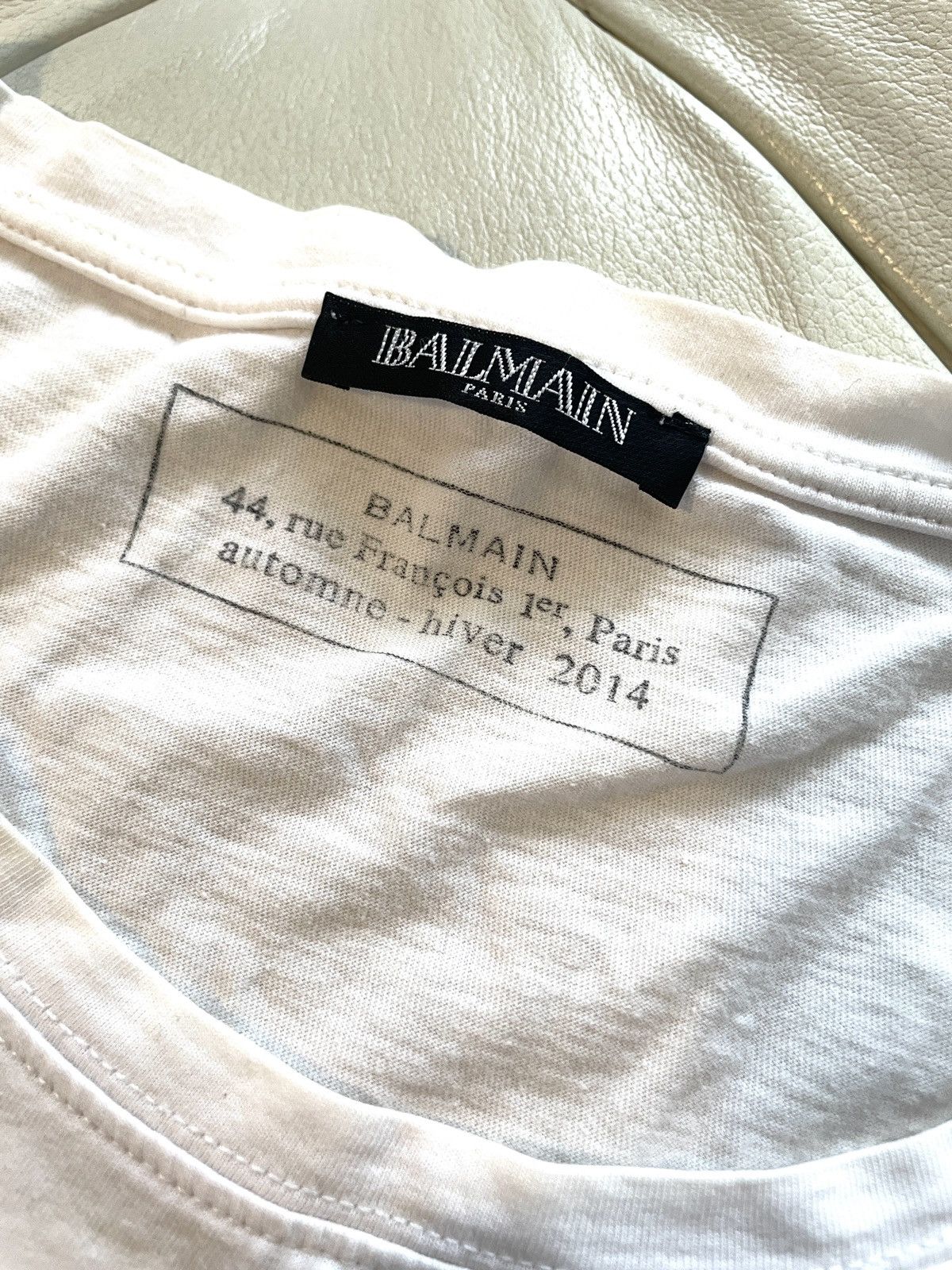 Balmain Balmain logo tee Size US XL / EU 56 / 4 - 3 Thumbnail