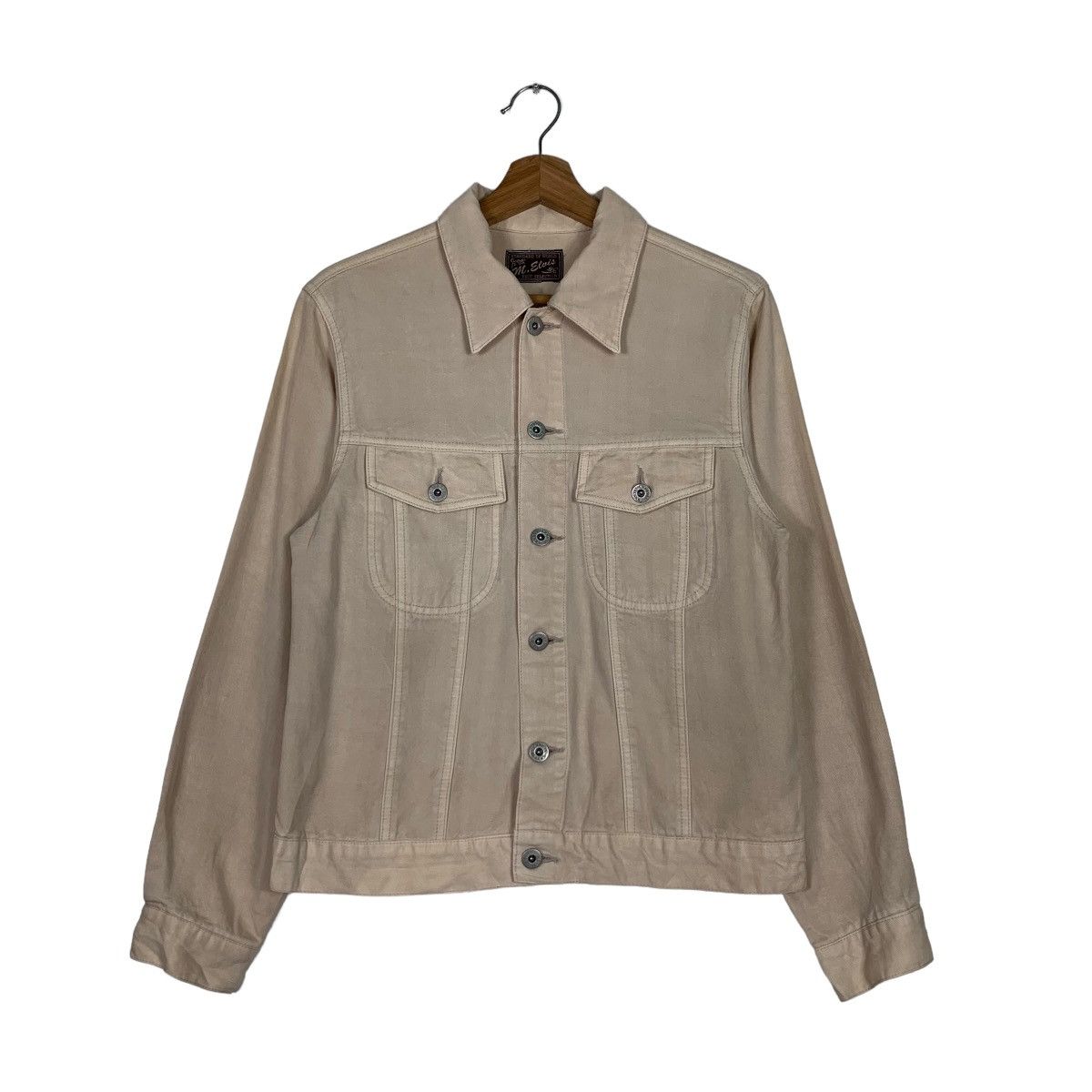 Japanese Brand M.ELVIS Work Jacket #0108-C6 Size US M / EU 48-50 / 2 - 1 Thumbnail