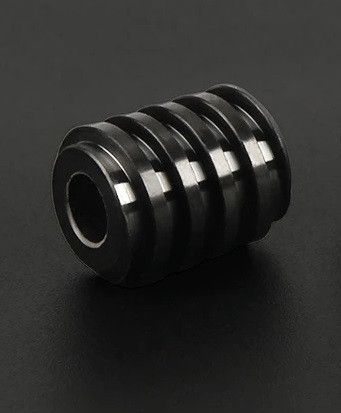 Handmade Black Titanium Knife Beads Paracord Bead Zipper Umbrella Size ONE SIZE - 6 Thumbnail