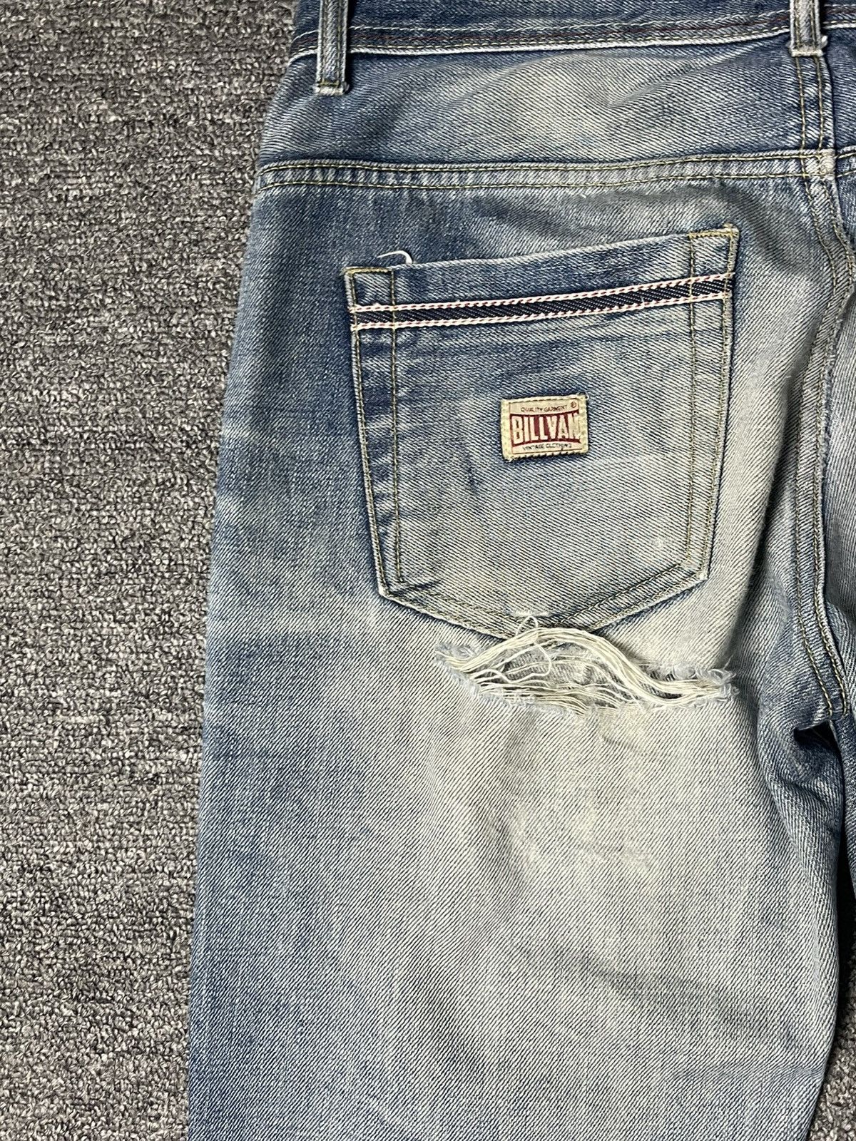 Japanese Brand × Vintage Vintage BILLVAN x Quality Garment Ripped Jeans (91) Size US 32 / EU 48 - 14 Thumbnail