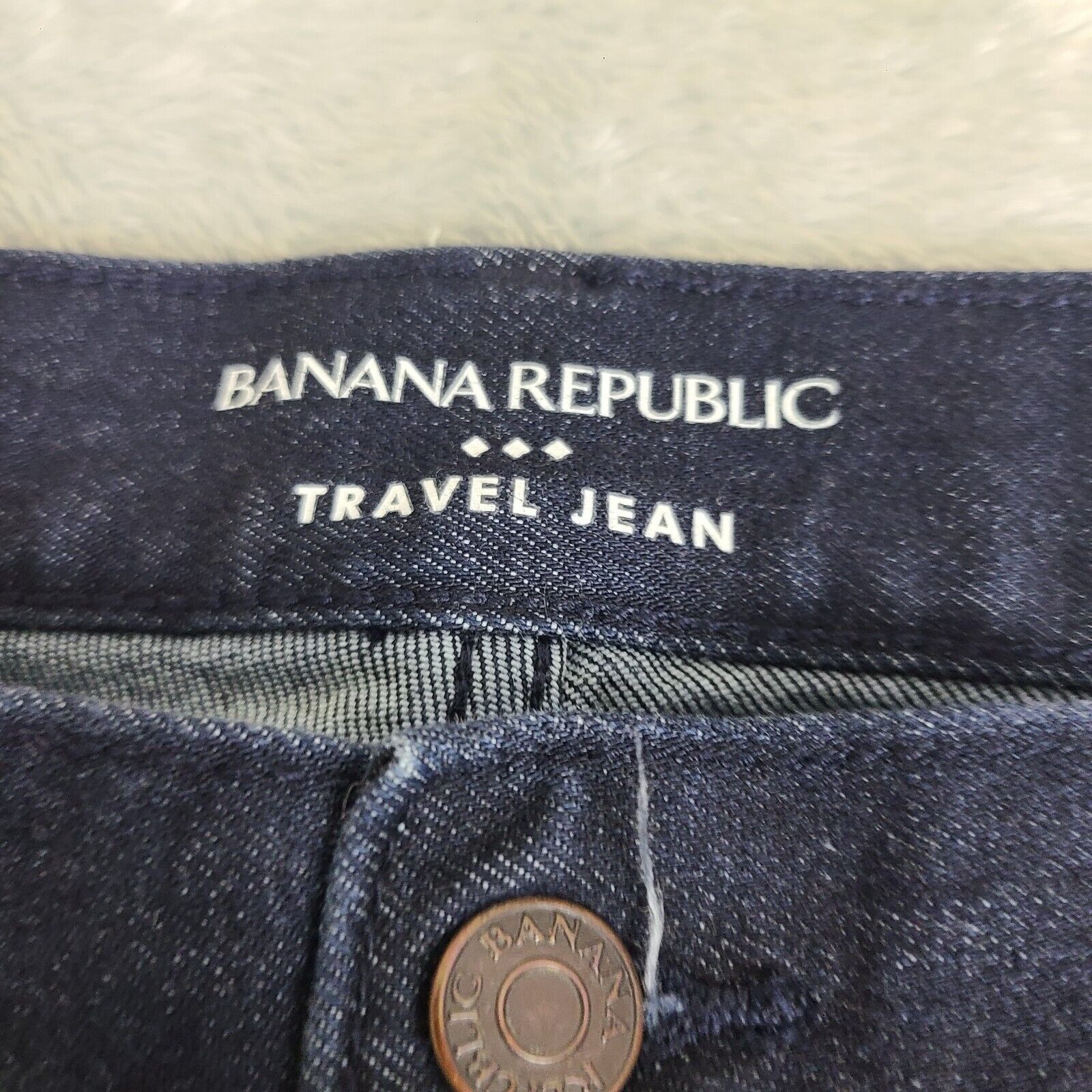 Banana Republic Banana Republic Jeans Mens 35x30 Blue The Traveler Slim Fit Size US 35 - 3 Thumbnail