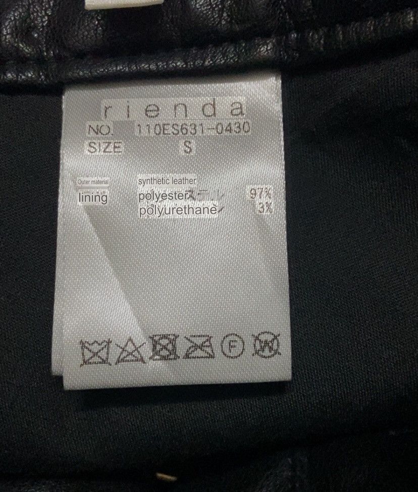 Japanese Brand Reinda Synthetic Leather Skirt Size 26" / US 2 / IT 38 - 4 Thumbnail