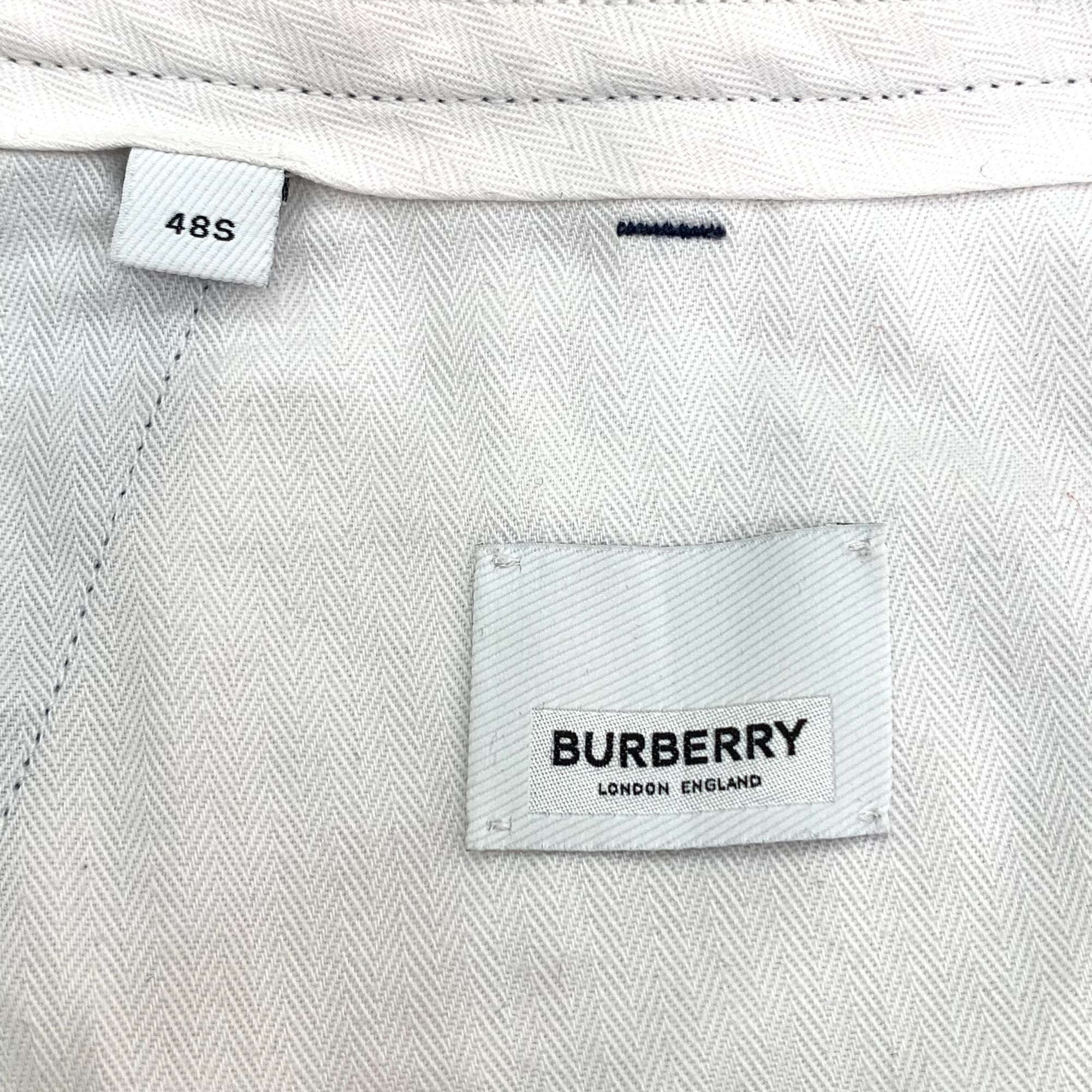 Burberry BURBERRY London Navy Blue Cotton Chino Pants Size 48S Size US 32 / EU 48 - 5 Thumbnail