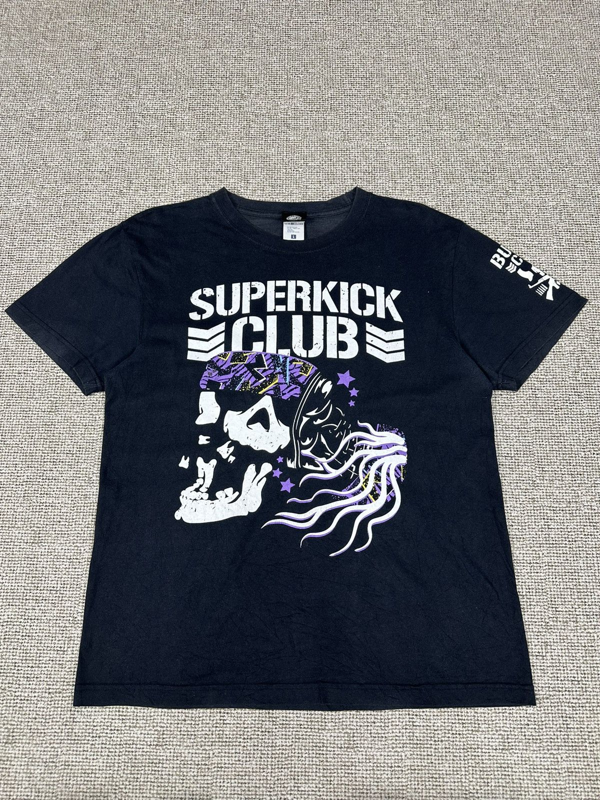 WCW/nWo NJPW Superkick Club Tshirt A959 Size US M / EU 48-50 / 2 - 5 Thumbnail