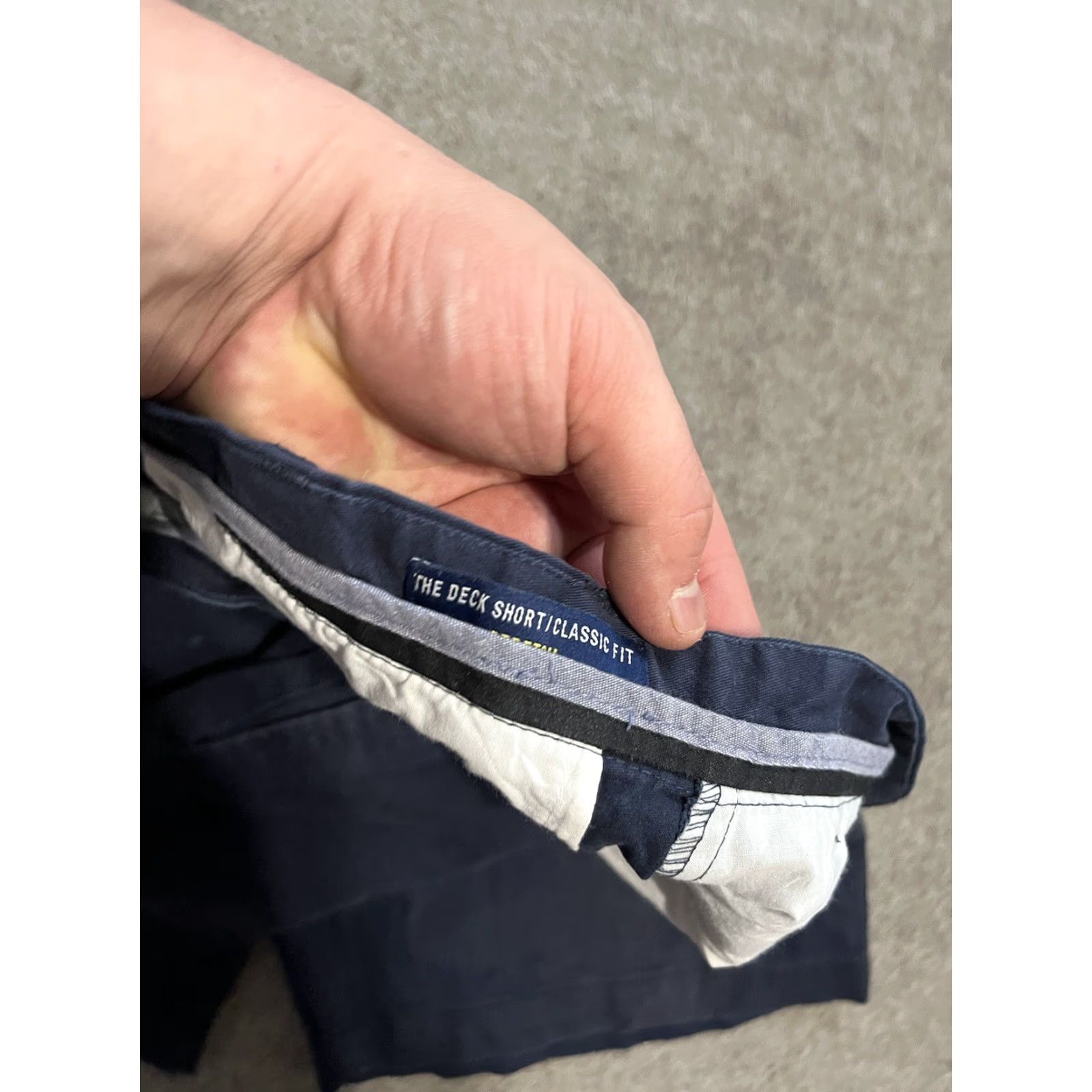 Nautica Nautica Shorts Mens 36W Navy Blue The Deck Fit Cotton Casual Summer Size US 36 / EU 52 - 4 Thumbnail