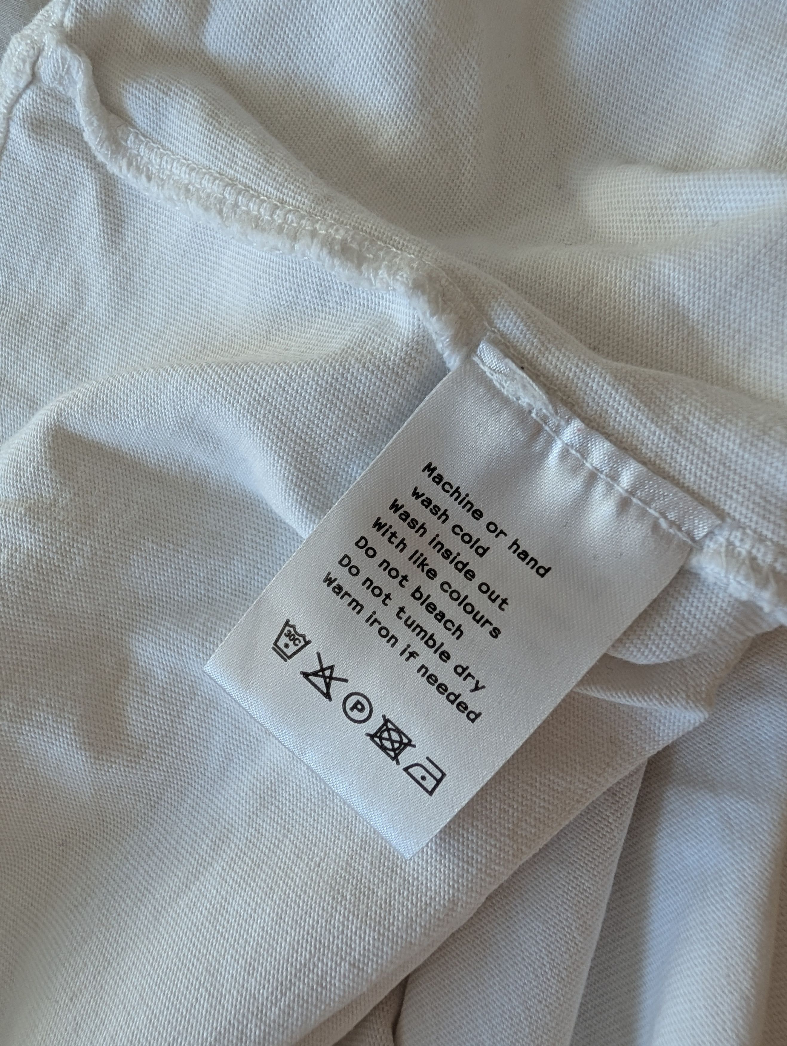 GmbH GmbH White T-shirt with Logo Size US M / EU 48-50 / 2 - 4 Thumbnail