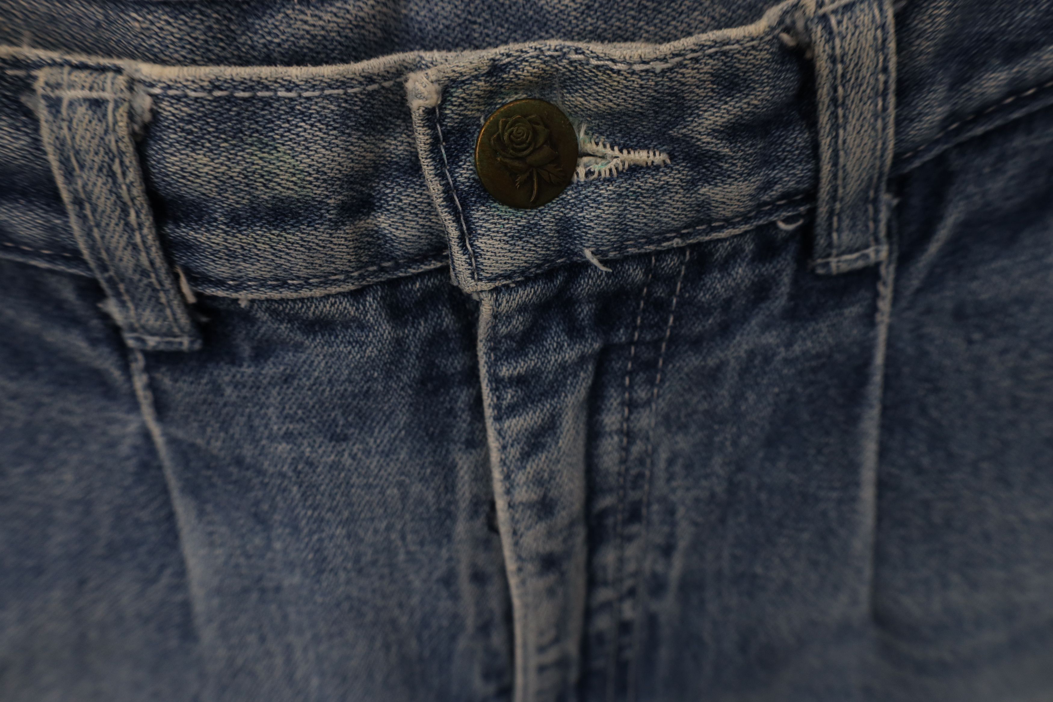 Vintage Vintage 80s 90s Streetwear Pleated Straight Leg Denim Jeans Size 30" / US 8 / IT 44 - 8 Thumbnail