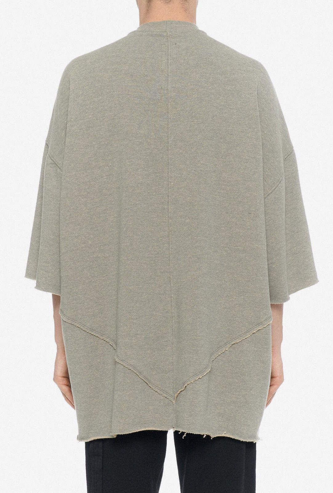 Rick Owens Drkshdw Last Rick Owens Drkshdw Frayed-Detail Tommy T-Shirt Size US M / EU 48-50 / 2 - 2 Thumbnail