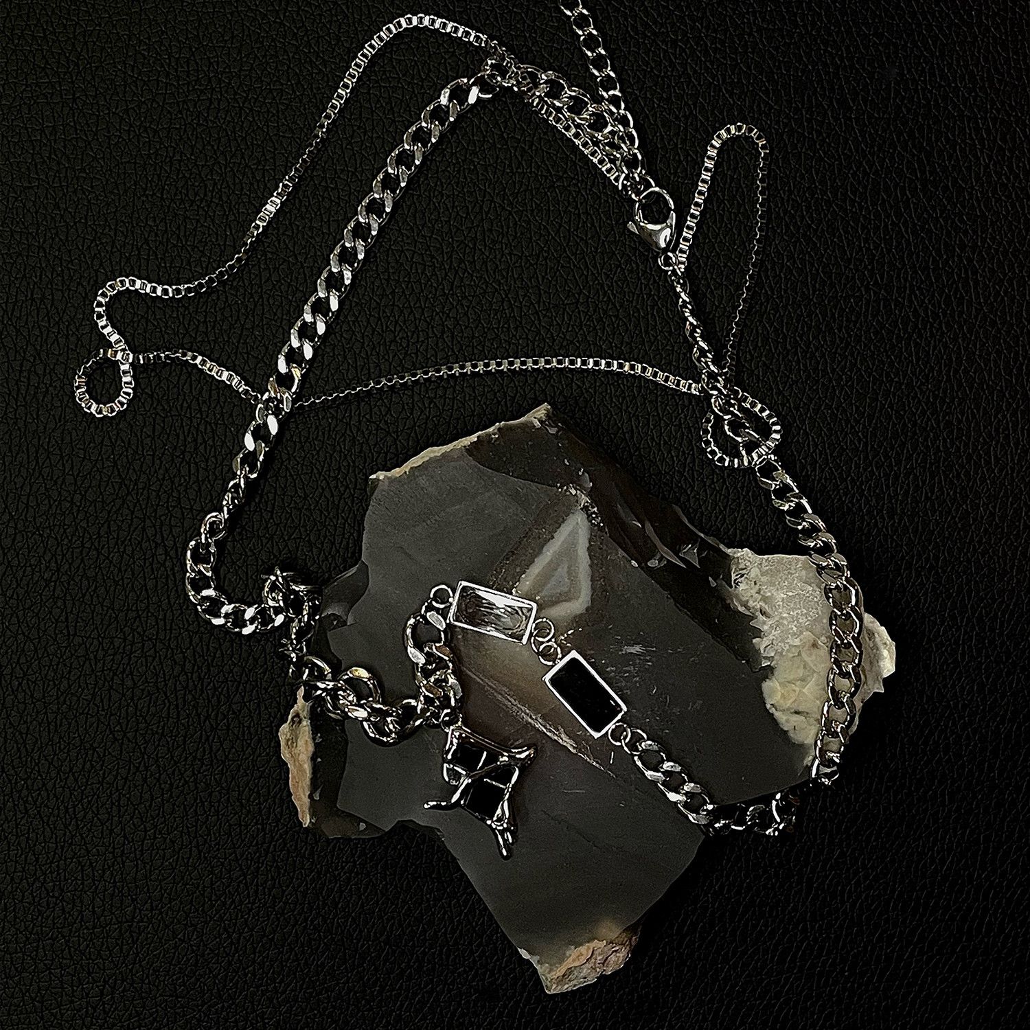 Other New Trend STEAL! Y2K Chains Necklace Chain Size ONE SIZE - 2 Thumbnail