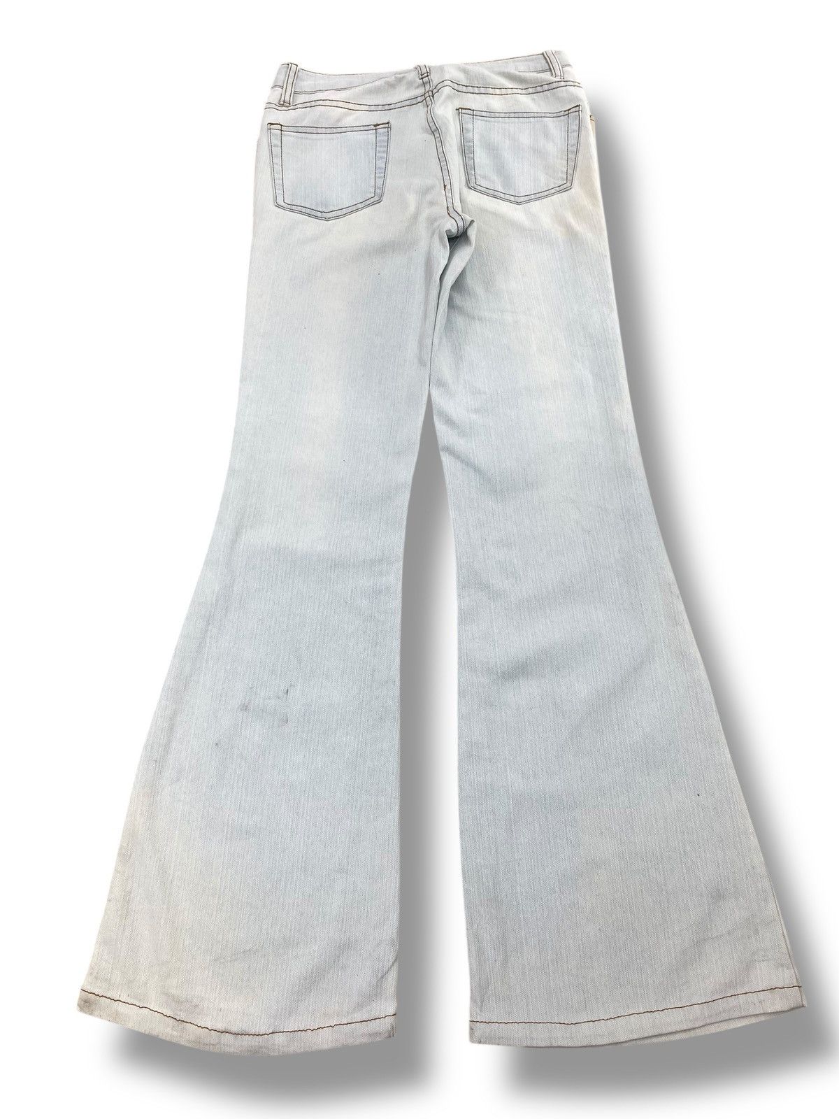 Japanese Brand Japanese Brand Hand Painted Style Flare Jeans Size US 26 / EU 42 - 3 Thumbnail