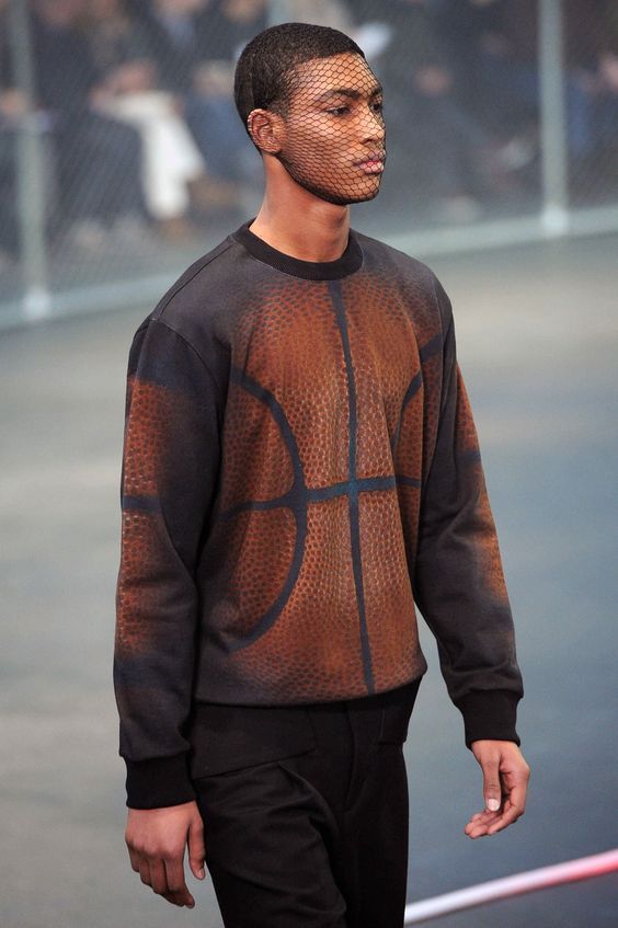 Givenchy Runway Full Basketball Print Sweatshirt Size US M / EU 48-50 / 2 - 7 Thumbnail