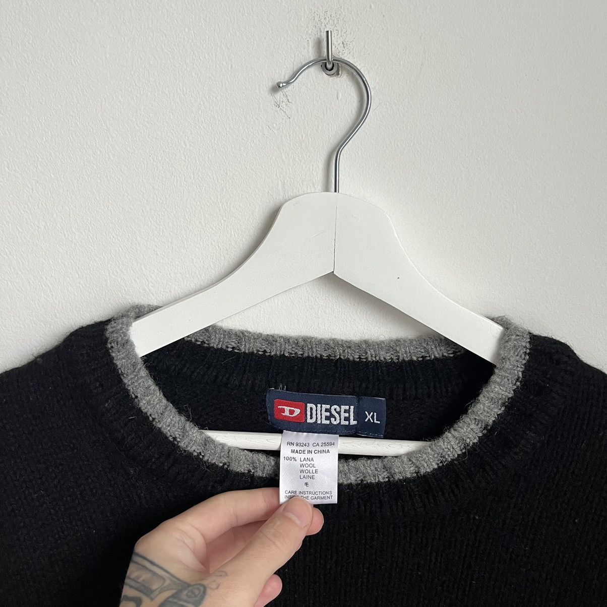 Diesel Vintage Diesel Y2K Sweater XL Size US XL / EU 56 / 4 - 3 Thumbnail