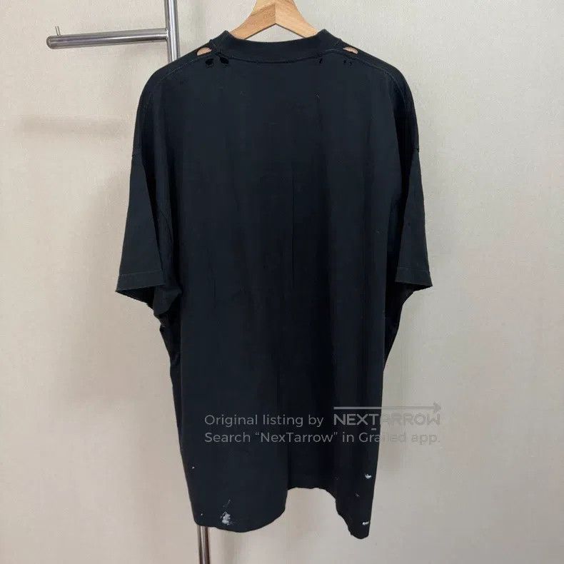 Balenciaga Balenciaga Lightning Letter Pattern Round Neck Short Sleev Size US S / EU 44-46 / 1 - 2 Thumbnail