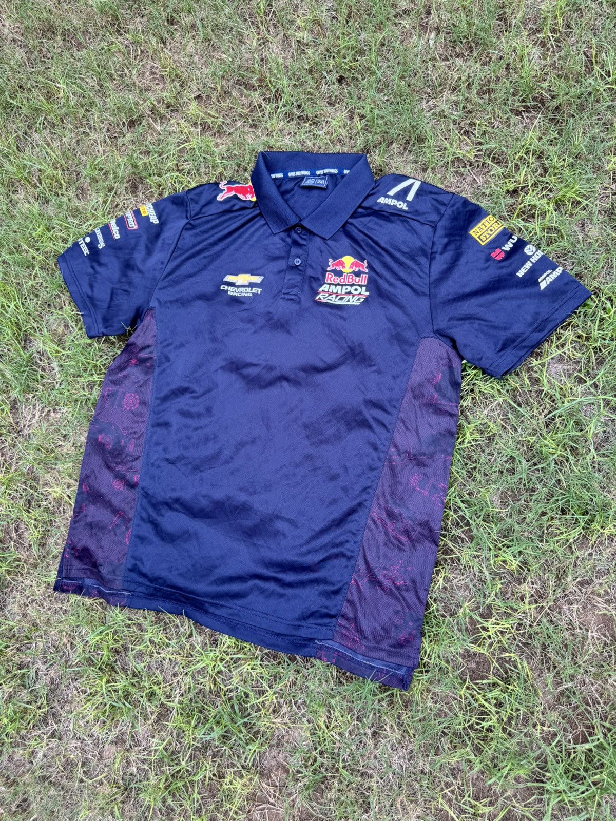 Red Bull Red Bull Ampol Racing Team Men's Polo Size US XXL / EU 58 / 5 - 2 Thumbnail