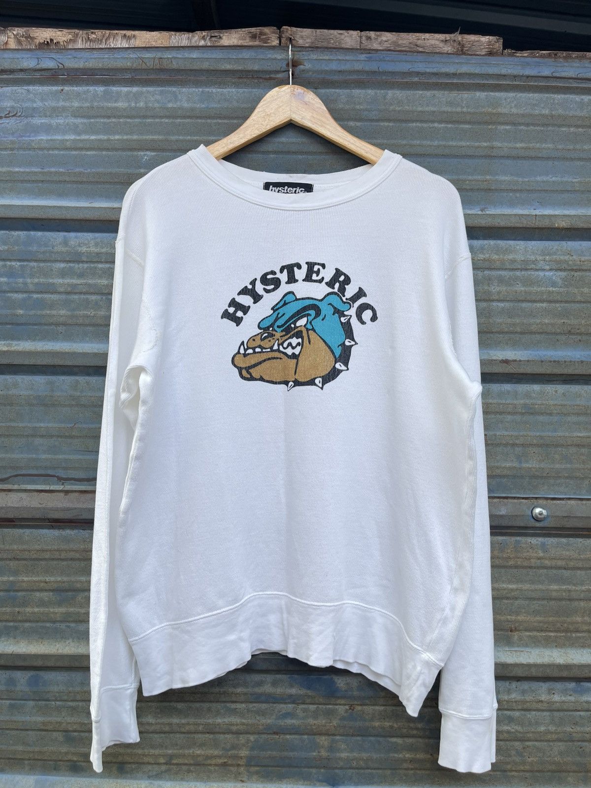 Hysteric Glamour Vintage Hysteric Glamour Bulldog Thermal Longsleeve Size US L / EU 52-54 / 3 - 1 Thumbnail