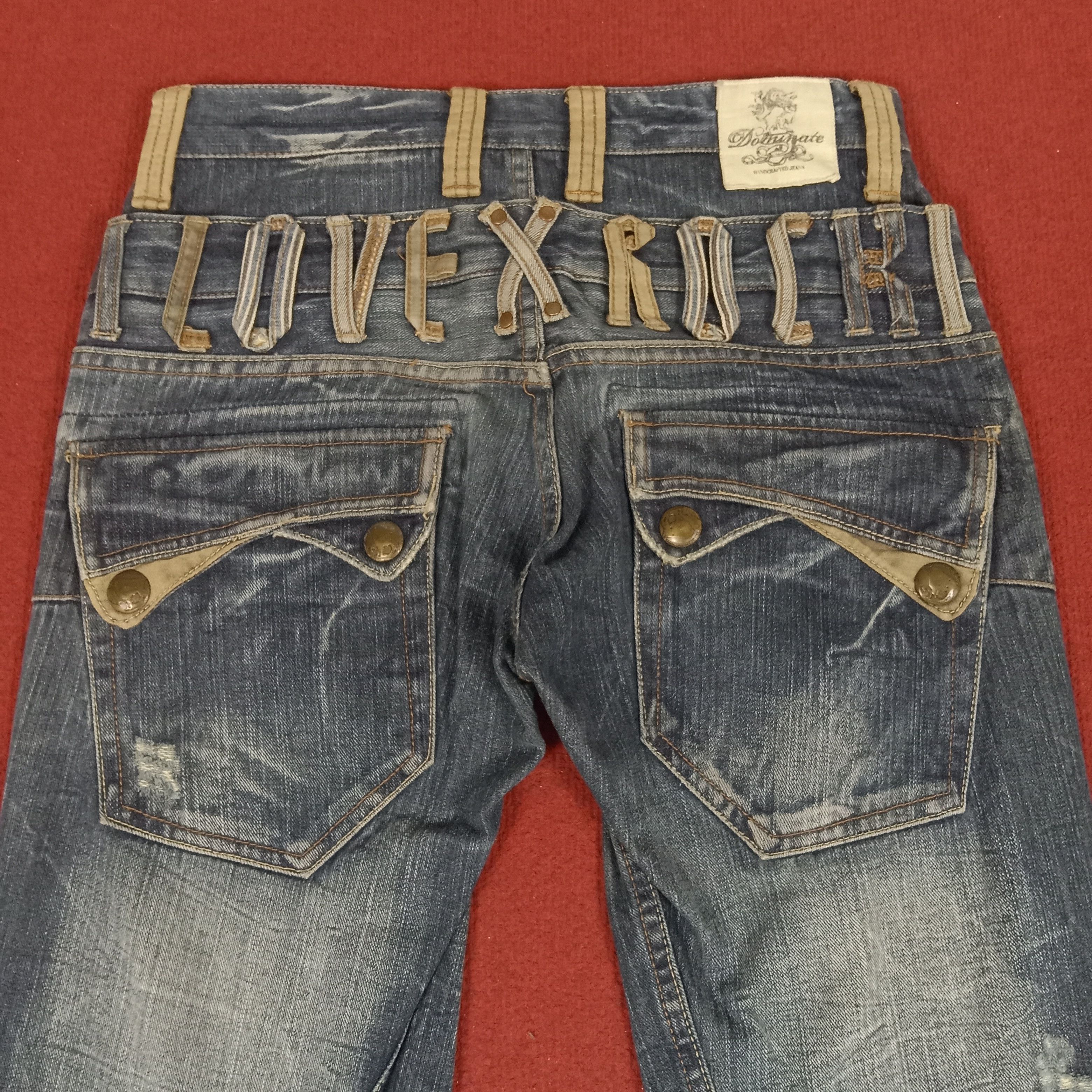 Dominate Handcrafted Fashion Rock Punk Style Jeans