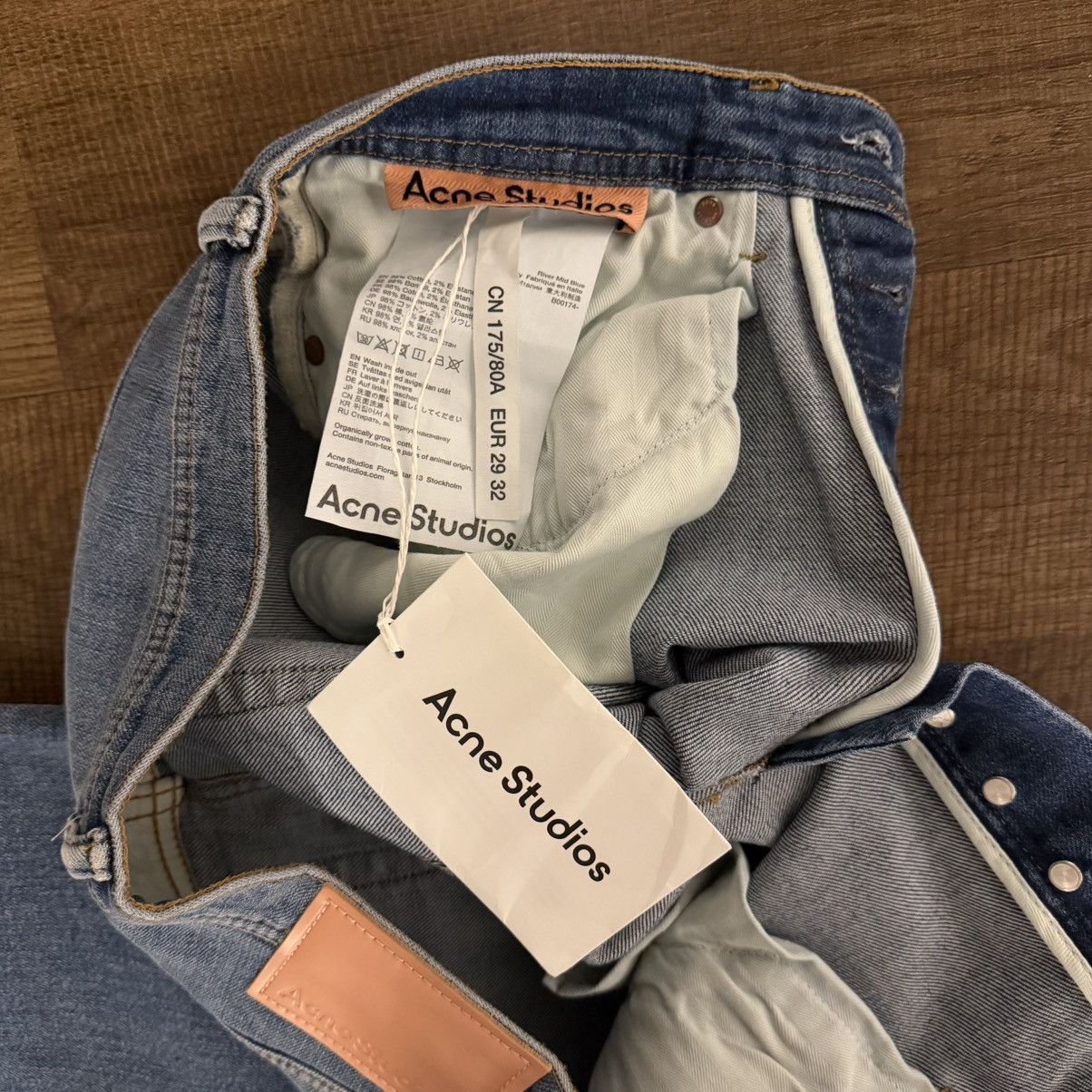 Acne Studios Acne Studios River Jeans Mid Blue Size US 29 - 5 Thumbnail