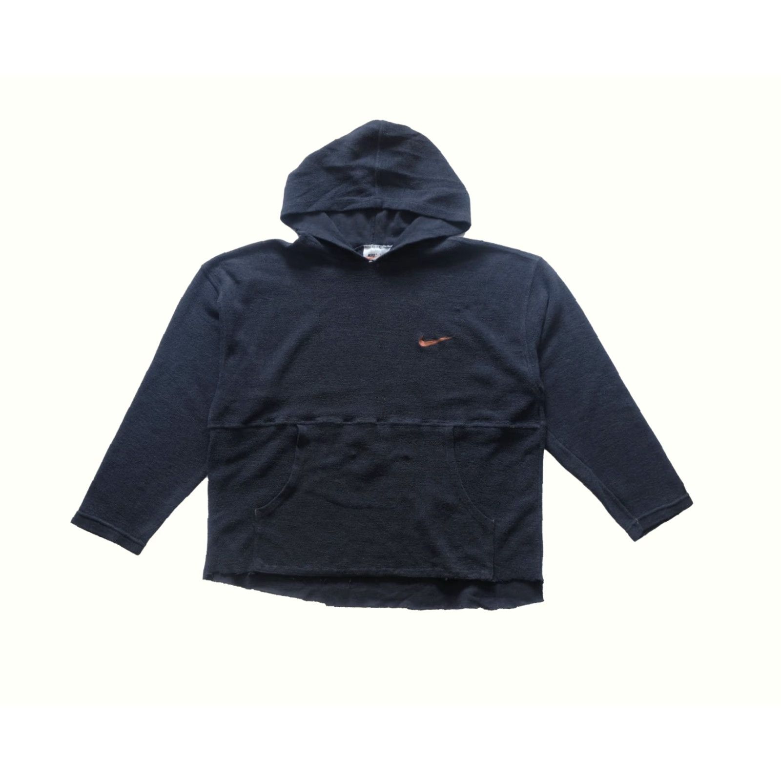 Nike VINTAGE Nike 90s Y2K BLACK GOLD SWOOSH TERRYCLOTH HOODIE SWEATSHIRT Men XL Sweatshirt Hoodie Crew Neck Pullover Winter Fall Spring Size US XL / EU 56 / 4 - 2 Thumbnail