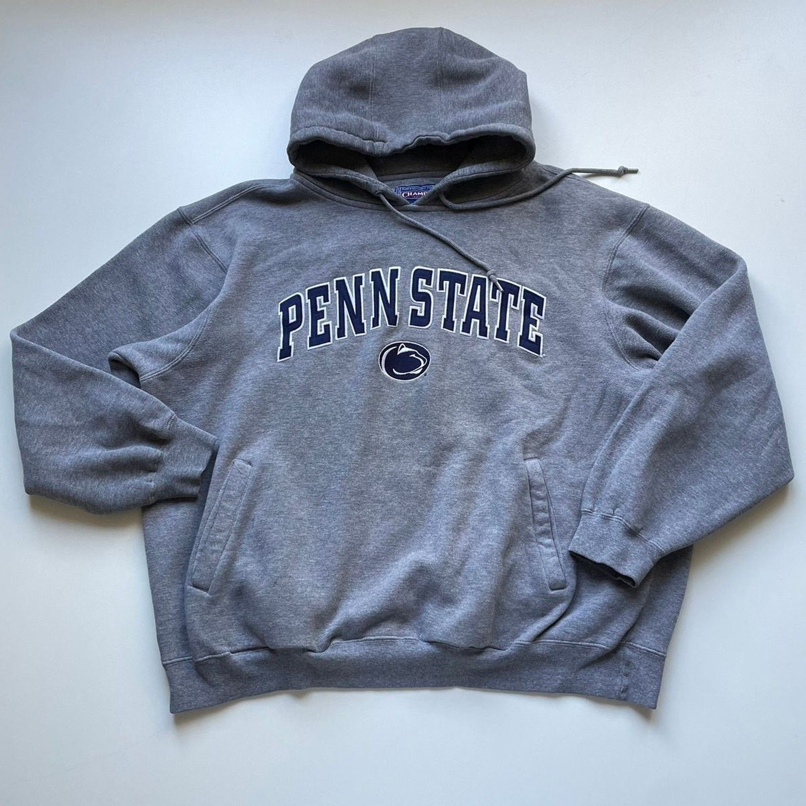 NCAA × Vintage Vintage 2000s Penn State NCAA Embroidered Spell Out Hoodie Size US XL / EU 56 / 4 - 1 Thumbnail