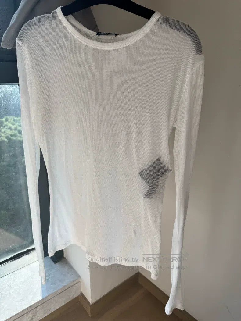 Ann Demeulemeester Ann Demeulemeester Long Sleeve T-Shirt Size XS / US 0-2 / IT 36-38 - 5 Thumbnail