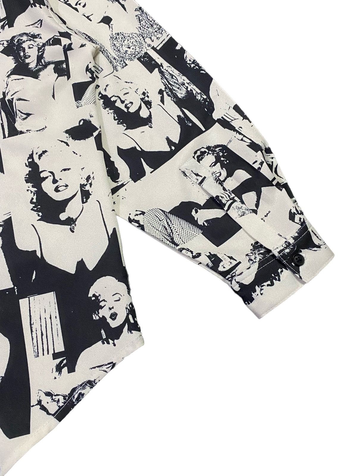 Japanese Brand Marilyn Monroe Fullprint Photo Callage Graphic Long Sleeve Size US M / EU 48-50 / 2 - 17 Thumbnail