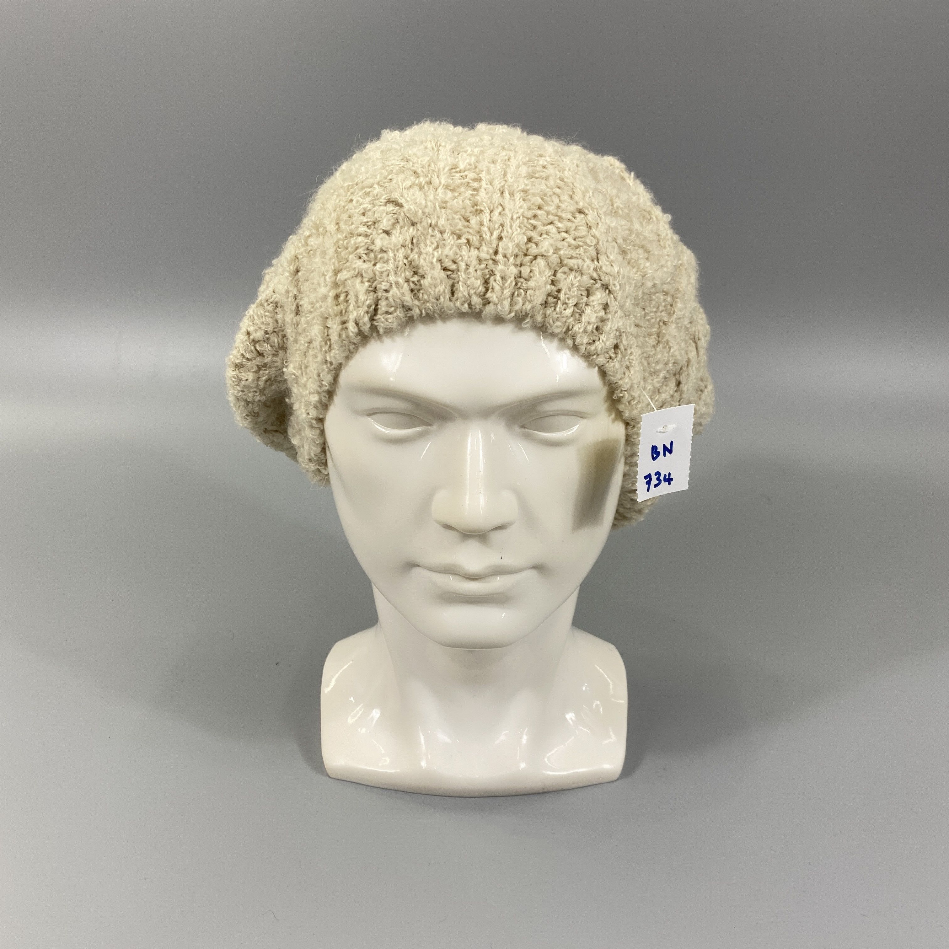 Japanese Brand Samansa Mos2 Beanie -BN734 Size ONE SIZE - 2 Thumbnail