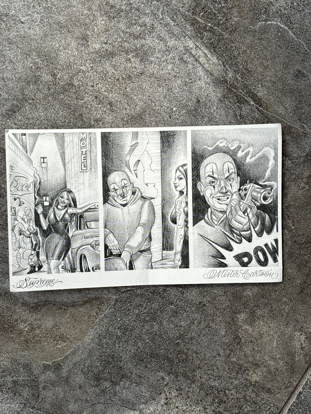 Mister Cartoon Supreme/Mister Cartoon Murderous Chicano Clown Sticker Size ONE SIZE - 1 Preview