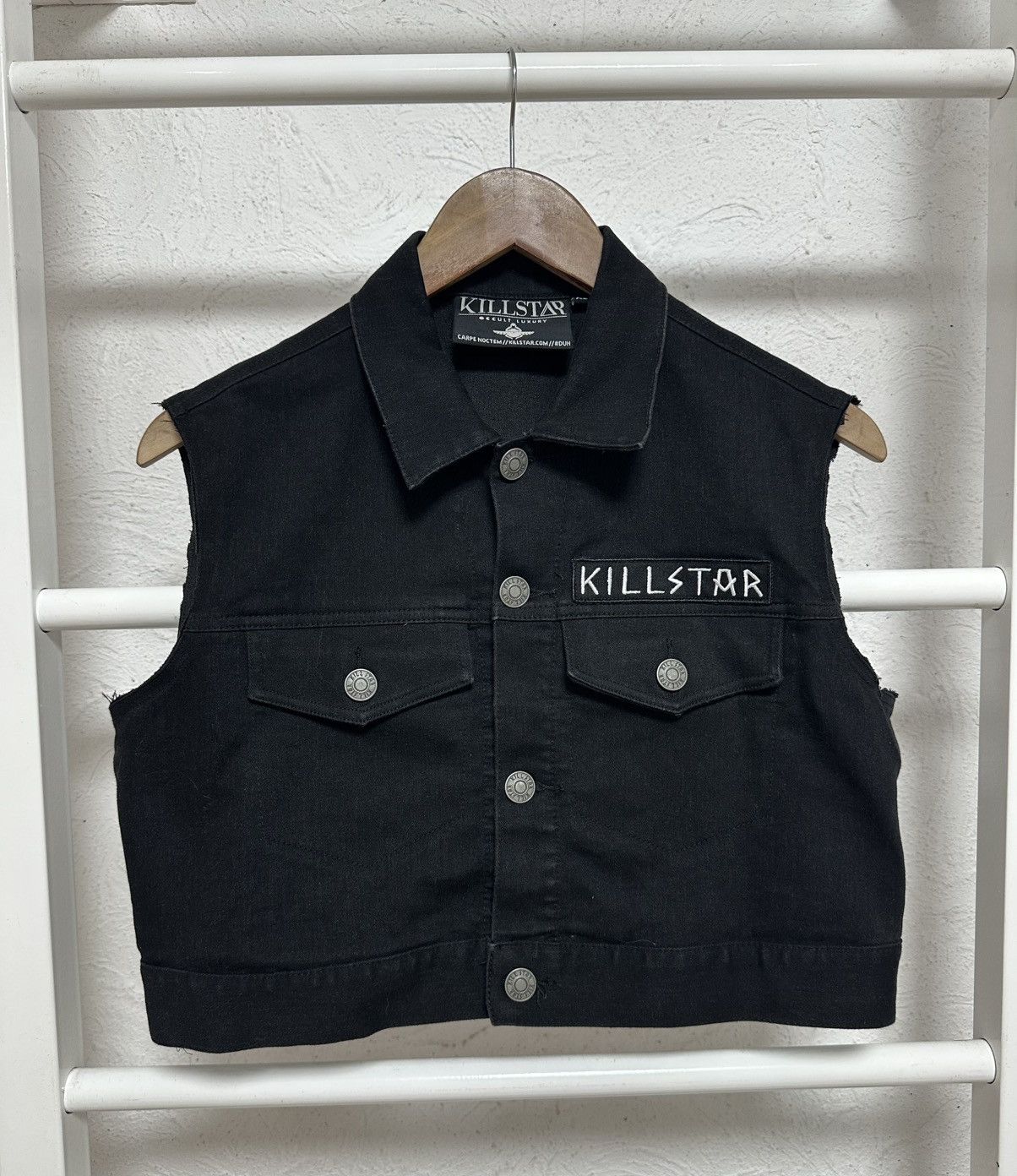 Killstar Killstar Women’s Rock Style Vest Y2K Gothic Punk Size XL Size XL / US 12-14 / IT 48-50 - 1 Thumbnail