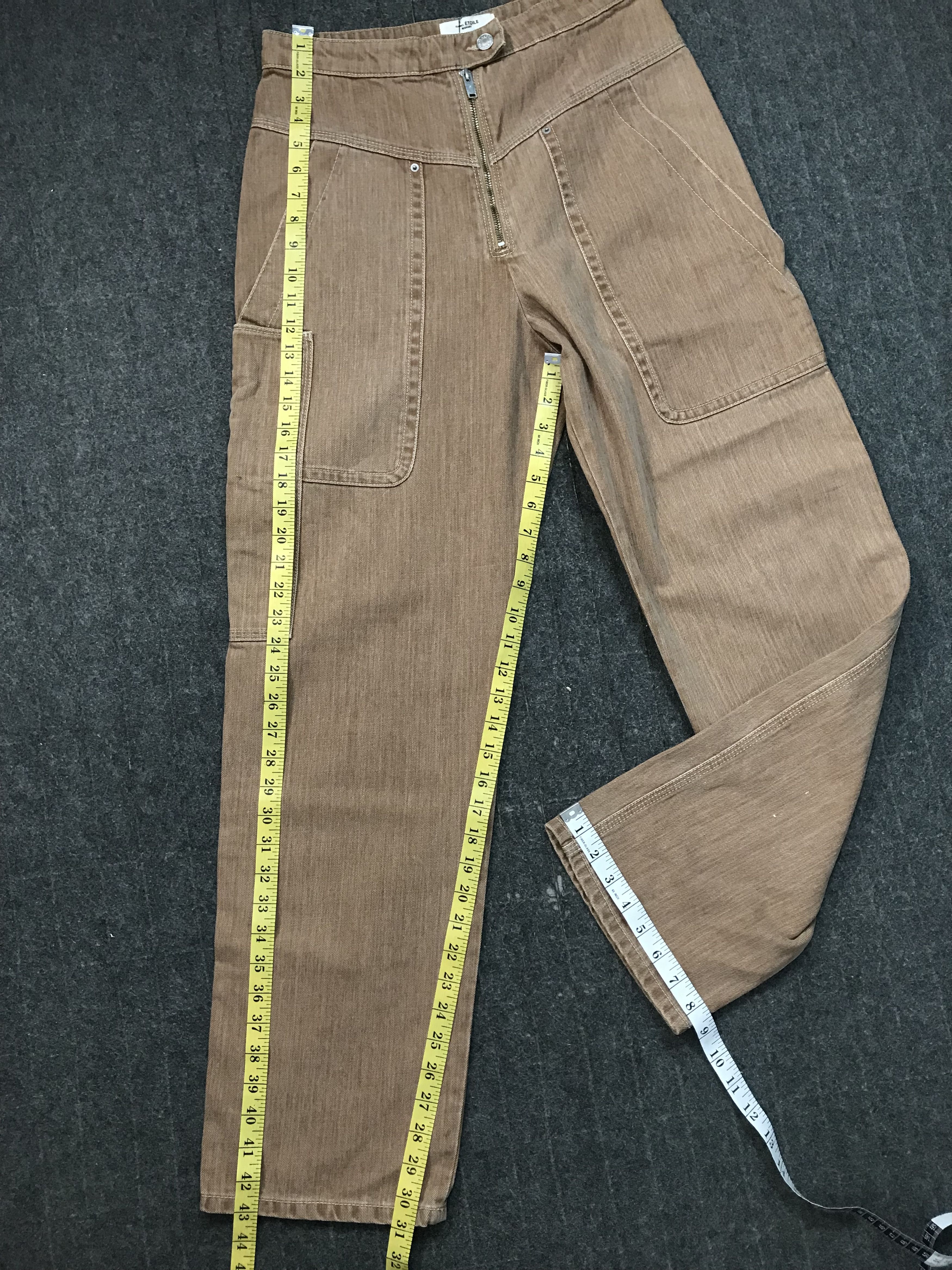 Isabel Marant Etoile Isabel ÉTOILE MARANT Straight Cut Workwear Carpenter Jeans Size 30" / US 8 / IT 44 - 16 Thumbnail