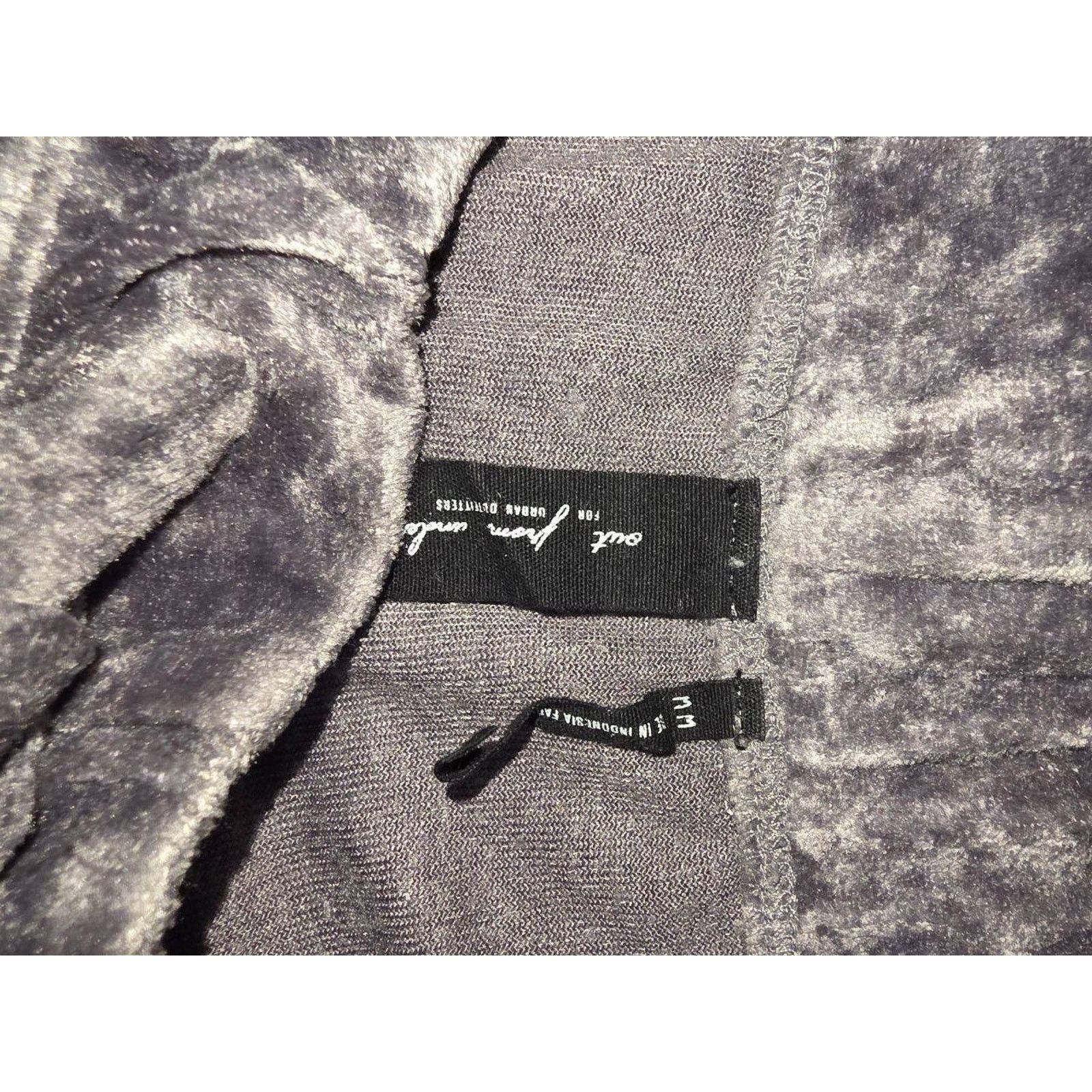 & Other Stories Out from under Velvet Y2K wide leg P Medium A003276 Size 28" / US 6 / IT 42 - 6 Thumbnail