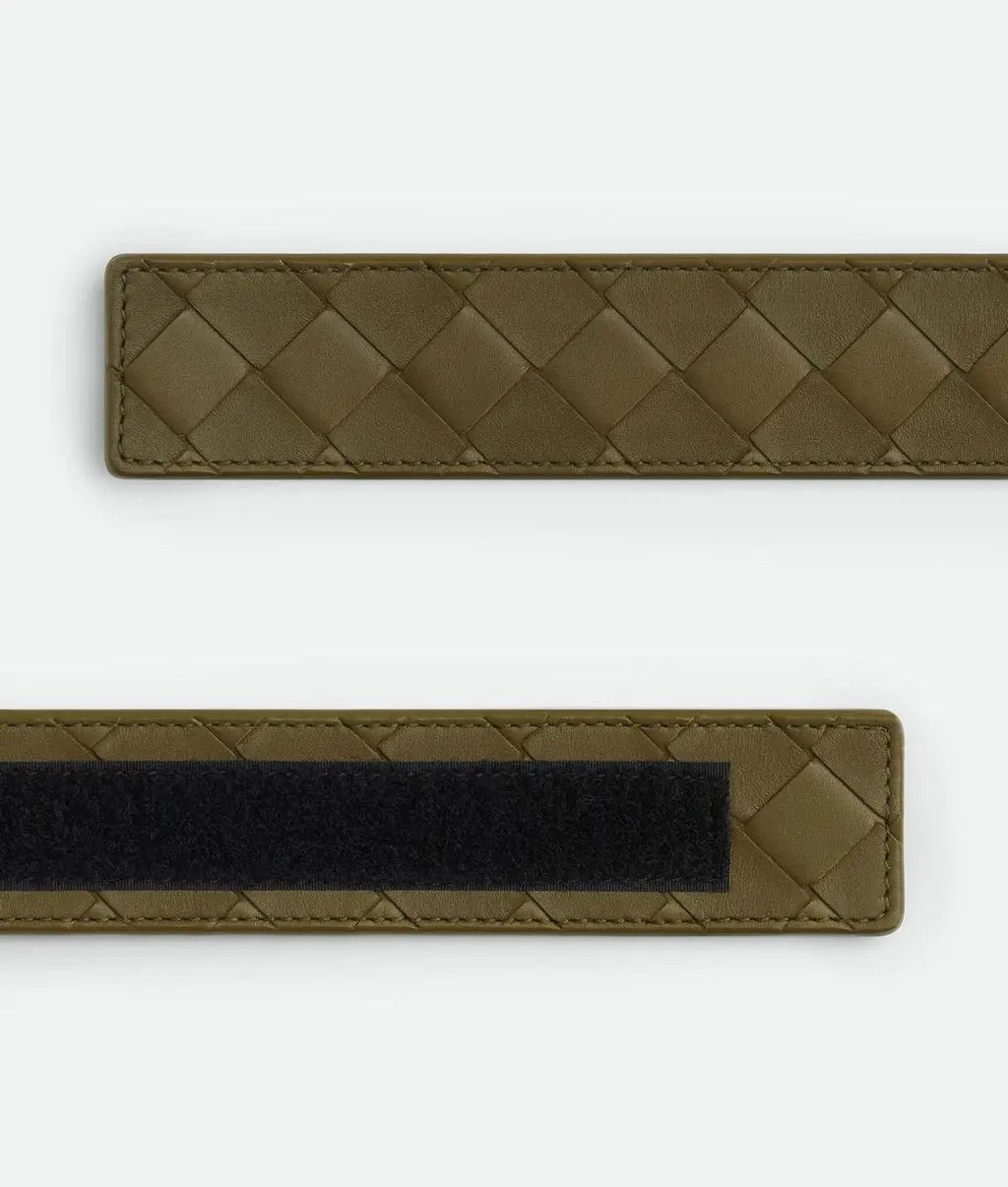 Bottega Veneta o1w1db10525 Size: 85 / Intrecciato Belt Velcro® Brand Tape Size 34 - 3 Thumbnail