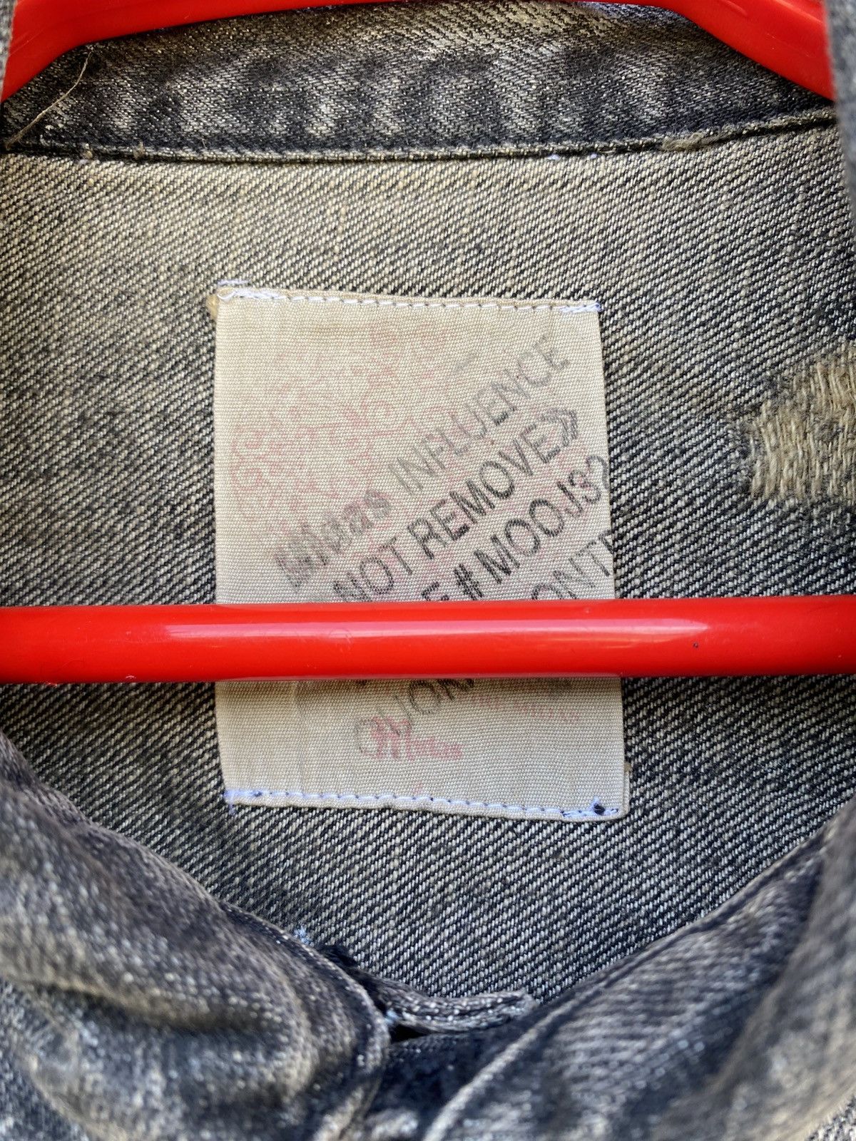 Japanese Brand × Seditionaries MIDAS WASHED BLACK DISTRESSED PAINTER DENIM JACKET ANARCHY Size US M / EU 48-50 / 2 - 14 Thumbnail
