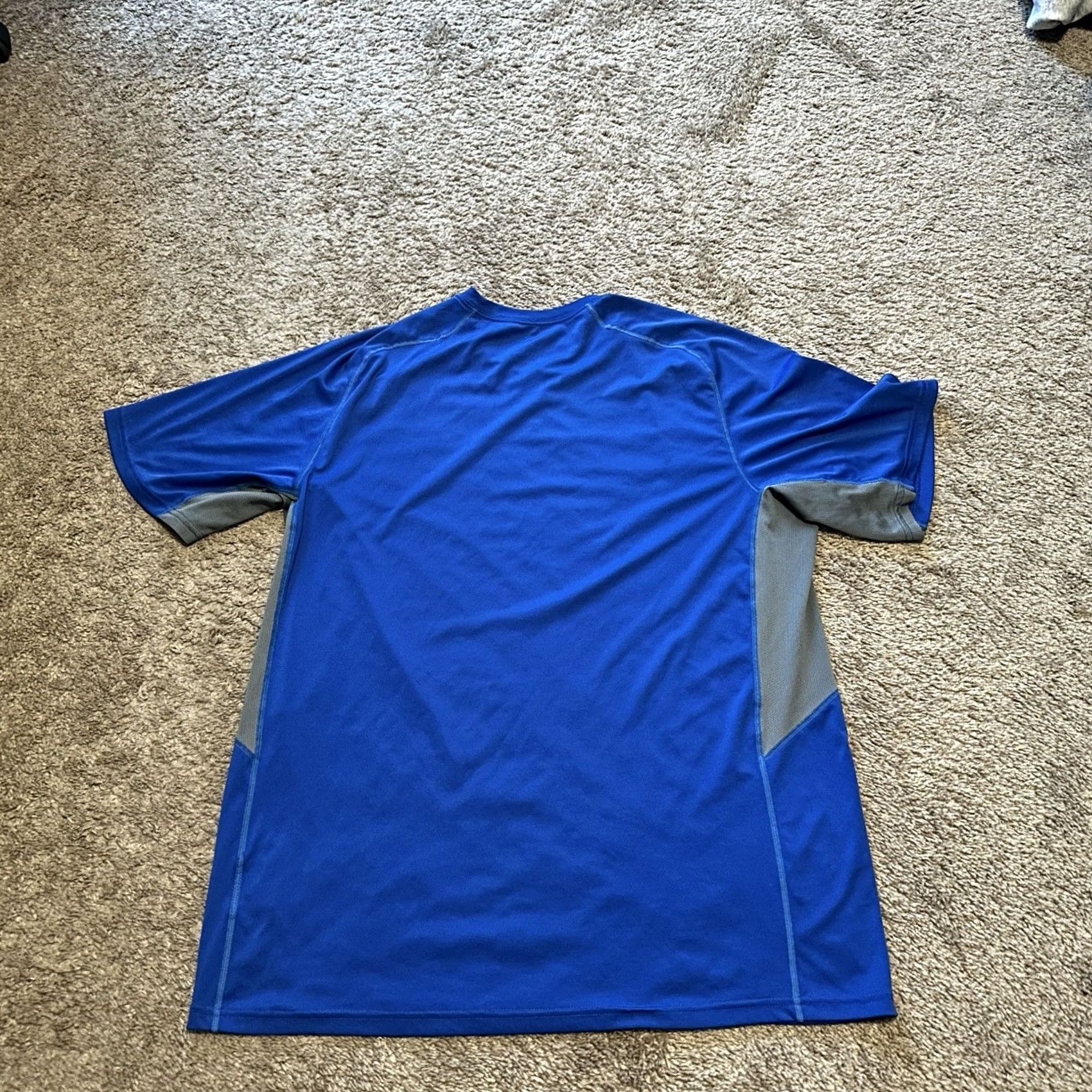 Nike Nike Dri-Fit Shirt Men XL Blue Gym Training Running Lightweight Performance Size US XL / EU 56 / 4 - 3 Thumbnail