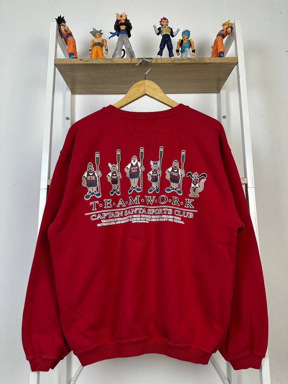 Captain Santors × Vintage RARE VINTAGE CAPTAIN SANTA SPORT CLUB RED SWEATSHIRT Size US M / EU 48-50 / 2 - 2 Thumbnail